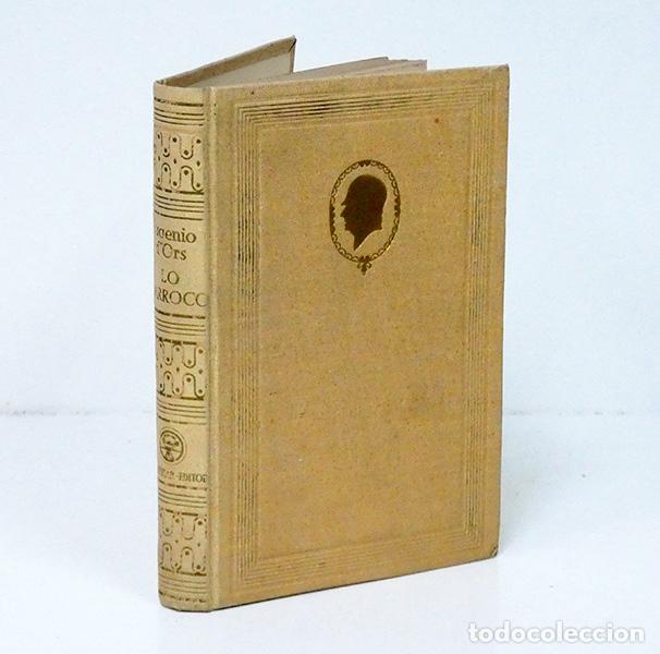 Libros de segunda mano: ORS (Eugenio d'). Lo barroco
