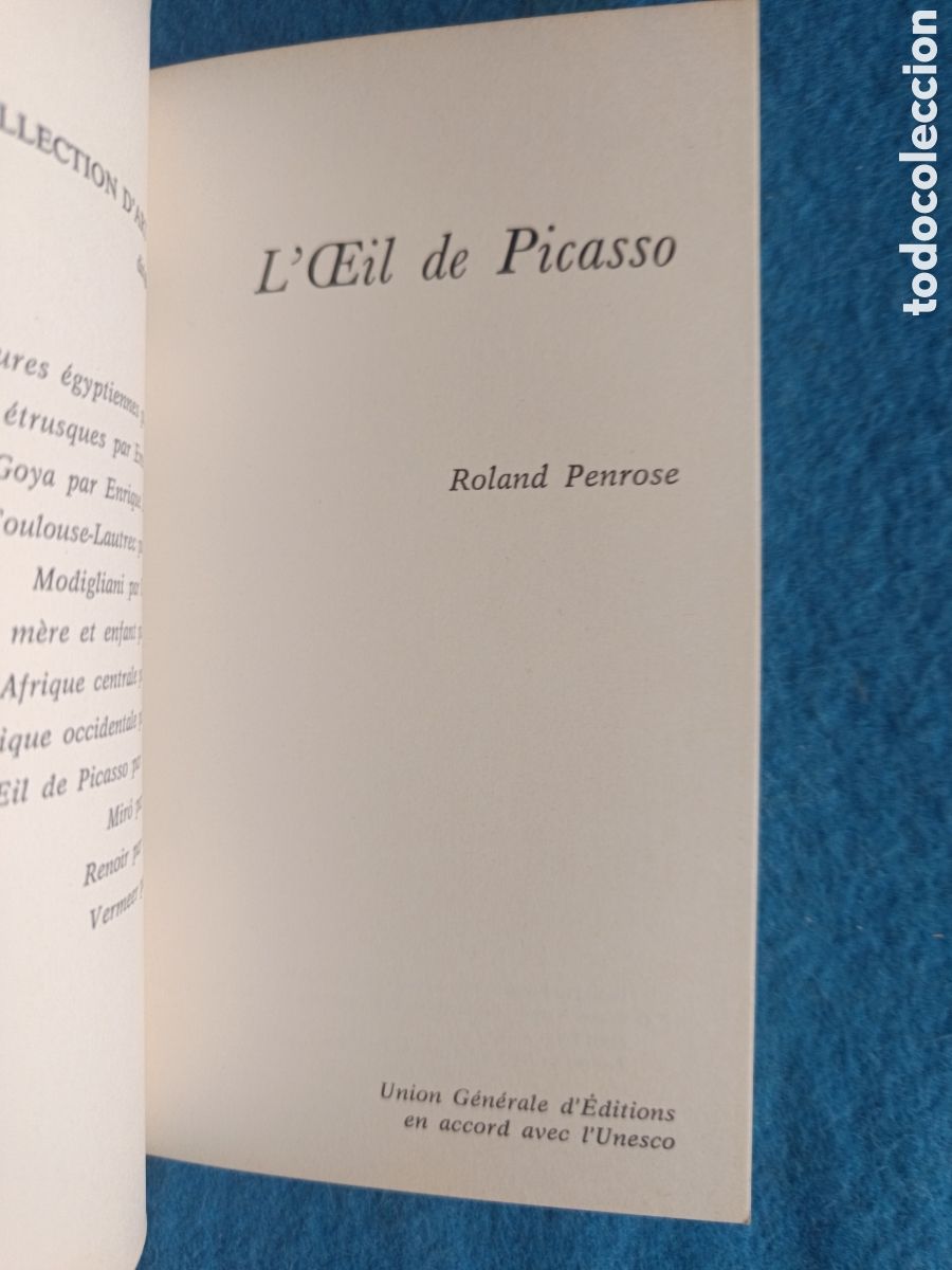 Libros de segunda mano: Los ojos de Picasso. En franc&eacute;s - Foto 3