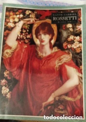 Libros de segunda mano: CUBIERTA DE LIBRO PINTOR PRERRAFAELISTA DANTE GABRIEL ROSSETTI
