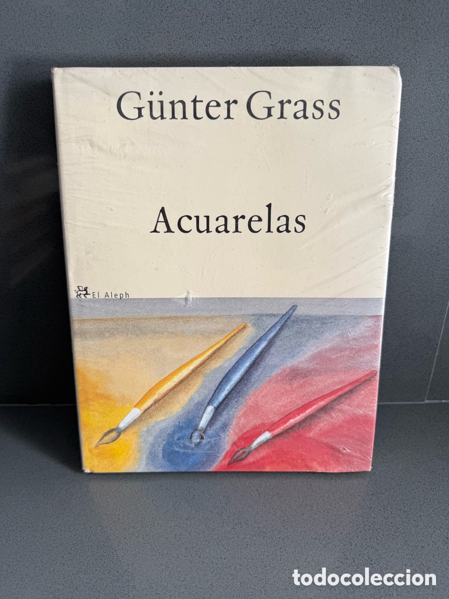 Second hand books: G&Uuml;NTER GRASS - ACUARELAS EL ALEPH EDITORES 2002 - PRECINTADO, A ESTRENAR - TAPA DURA