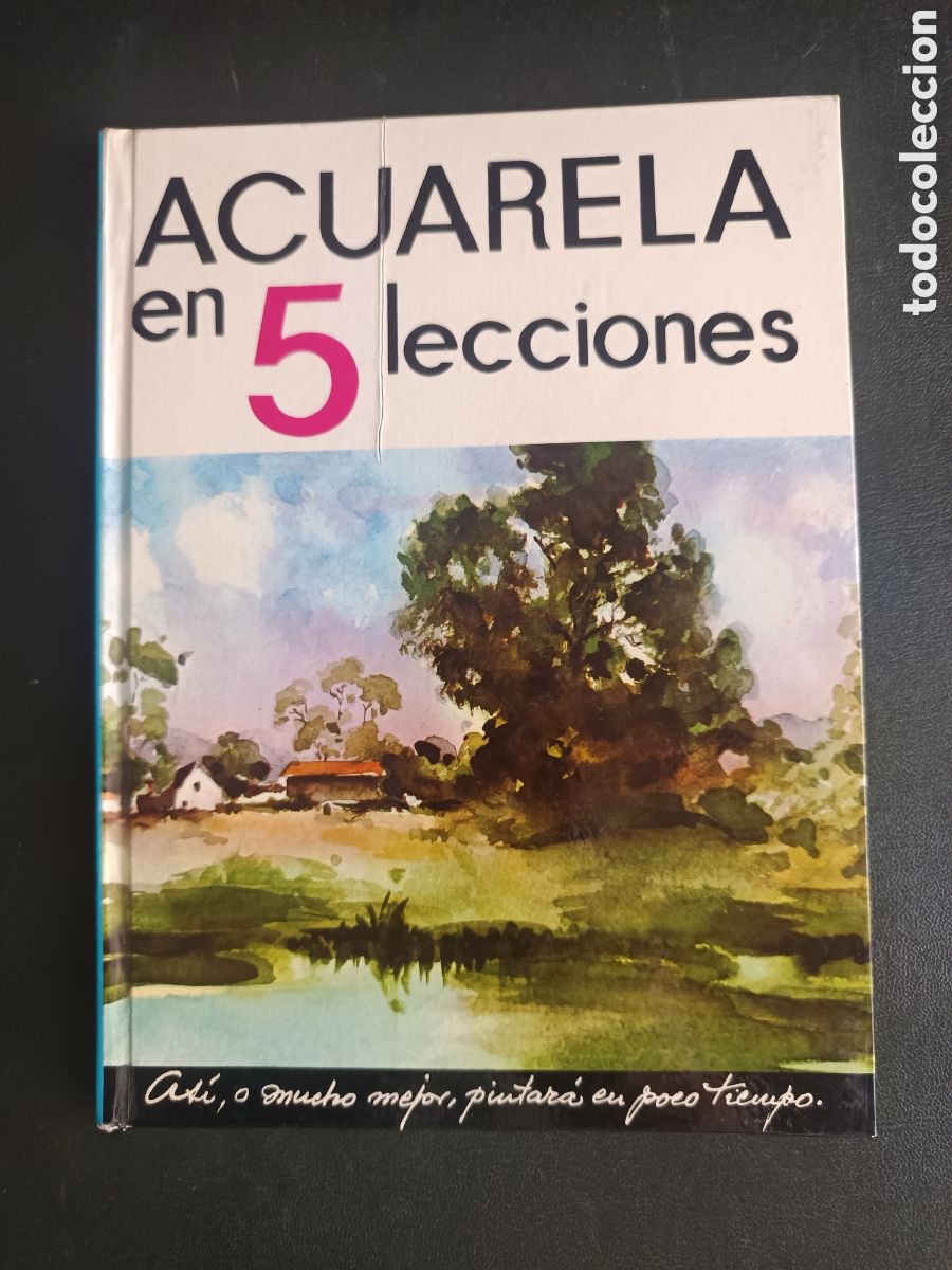 Libros de segunda mano: ACUARELA EN 5 LECCIONES - SERIE COMO SE APRENDE