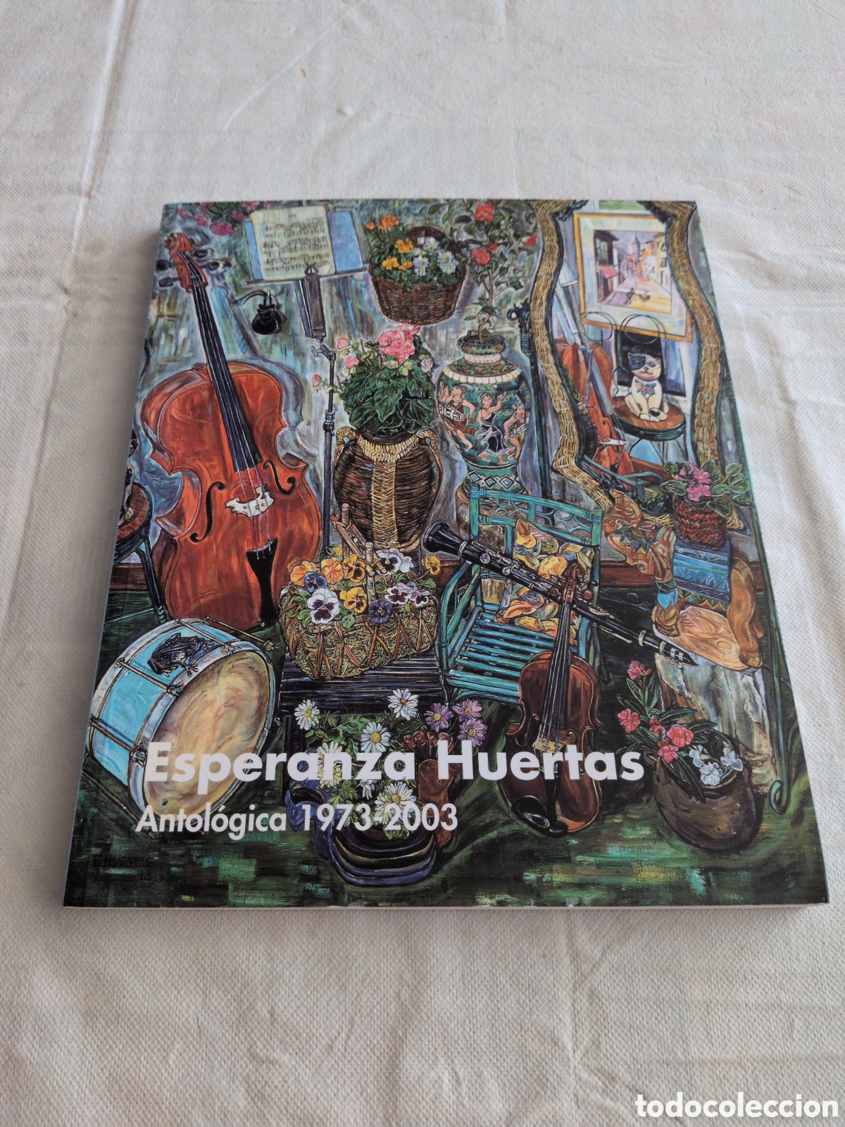 Libros de segunda mano: Libro de arte. Esperanza Huertas Antolog&iacute;a 1973-2003.