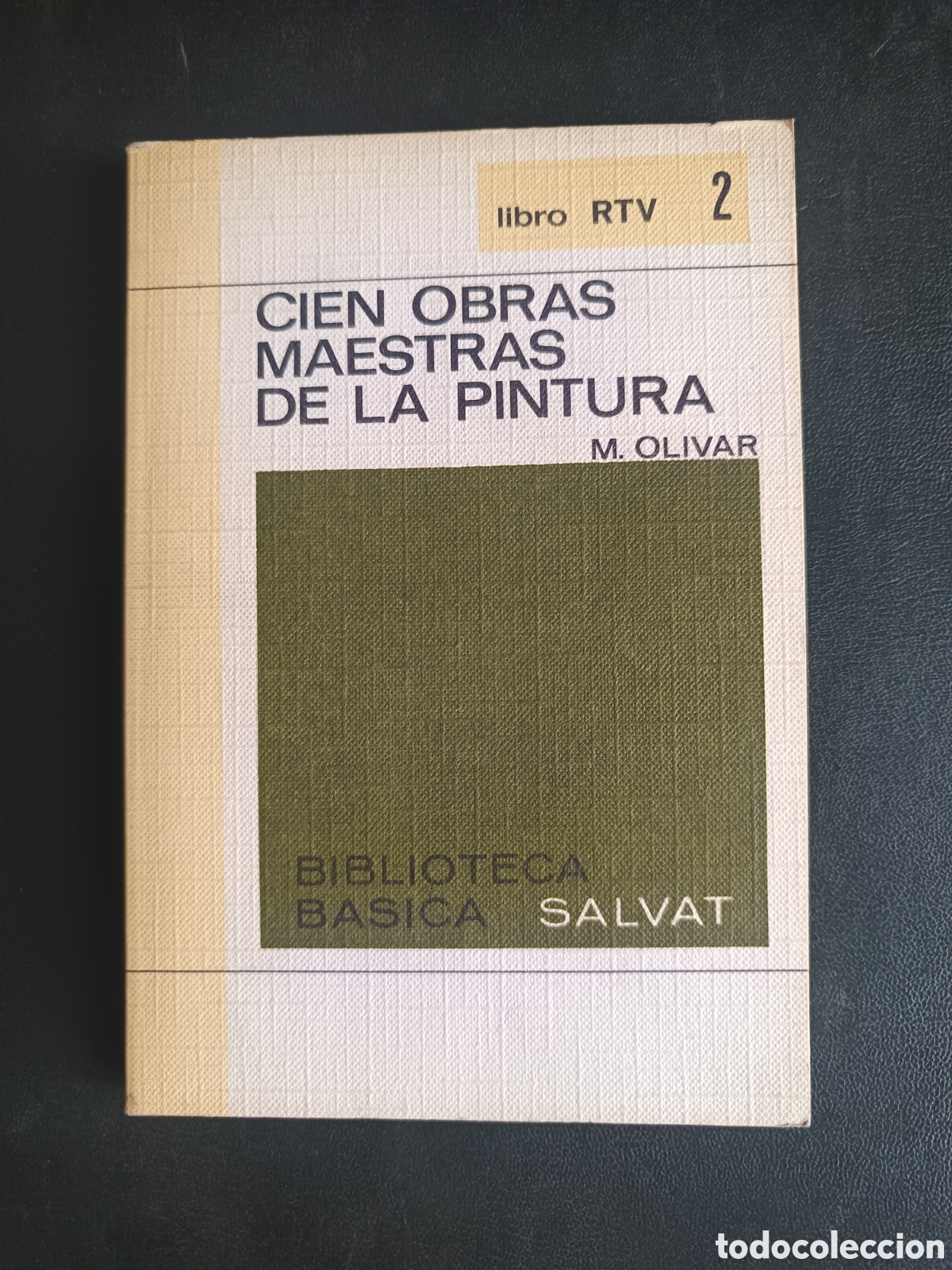 Libros de segunda mano: CIEN OBRAS MAESTRAS DE LA PINTURA - M. OLIVAR - BIBLIOTECA BASICA SALVAT - LIBRO RTV 2 - 1969 / 7917