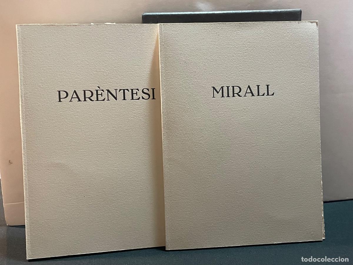 Libros de segunda mano: JOAN BROSSA - MIRALL + PER&Egrave;NTESI - EDICI&Oacute;N 22/25 EJEMP - FIRMADOS BROSSA / FUSAKO YASUDA / LL PRESSA