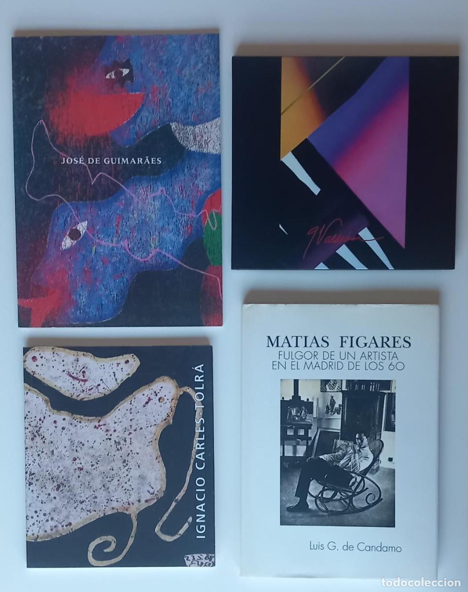 Libros de segunda mano: CUATRO CAT&Aacute;LOGOS DE PINTURA. J. de GUIMAR&Aacute;ES/ F.G. VALDE&Oacute;N/ I. CARLES-TORD&Aacute;/ M.FIGARES.