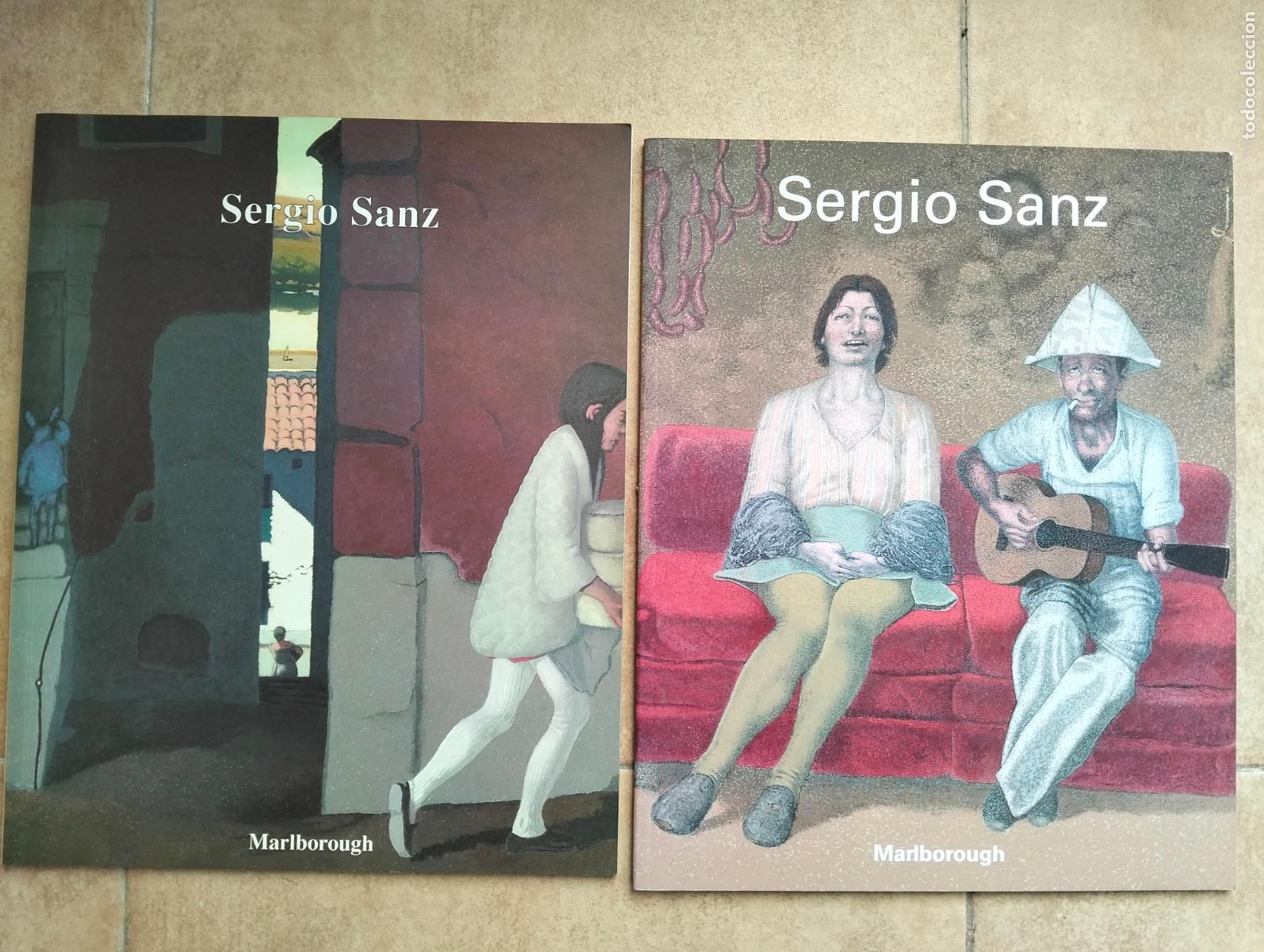 Libros de segunda mano: Pintura. Sergio Sanz, Dos libros de exposiciones, Marlborough, 2007 VISITA MI CATALOGO. L55