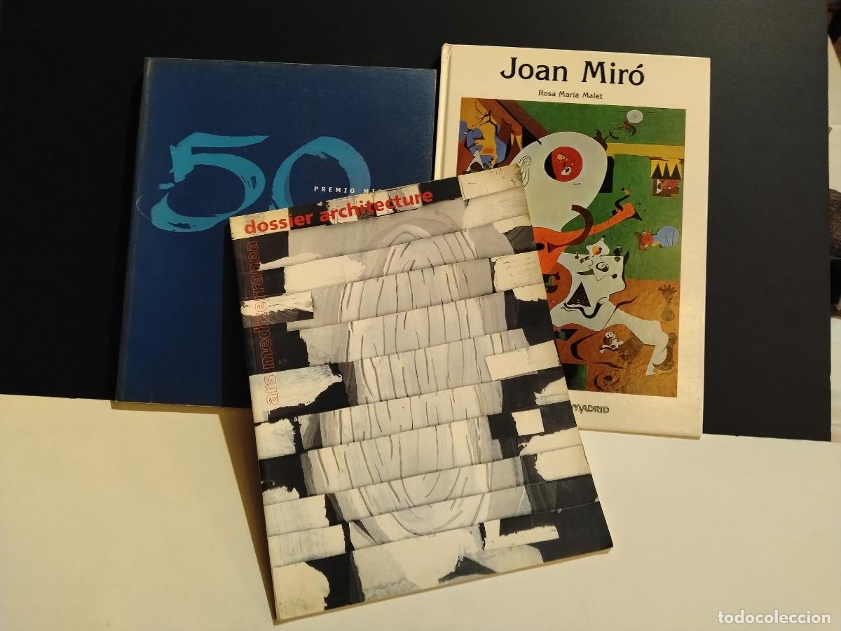 Libros de segunda mano: LOTE 3 LIBROS DE ARTE-PREMIO MICHELIN-DOSSIER ARCHITECTURE-JOAN MIR&Oacute;(VER FOTOS)