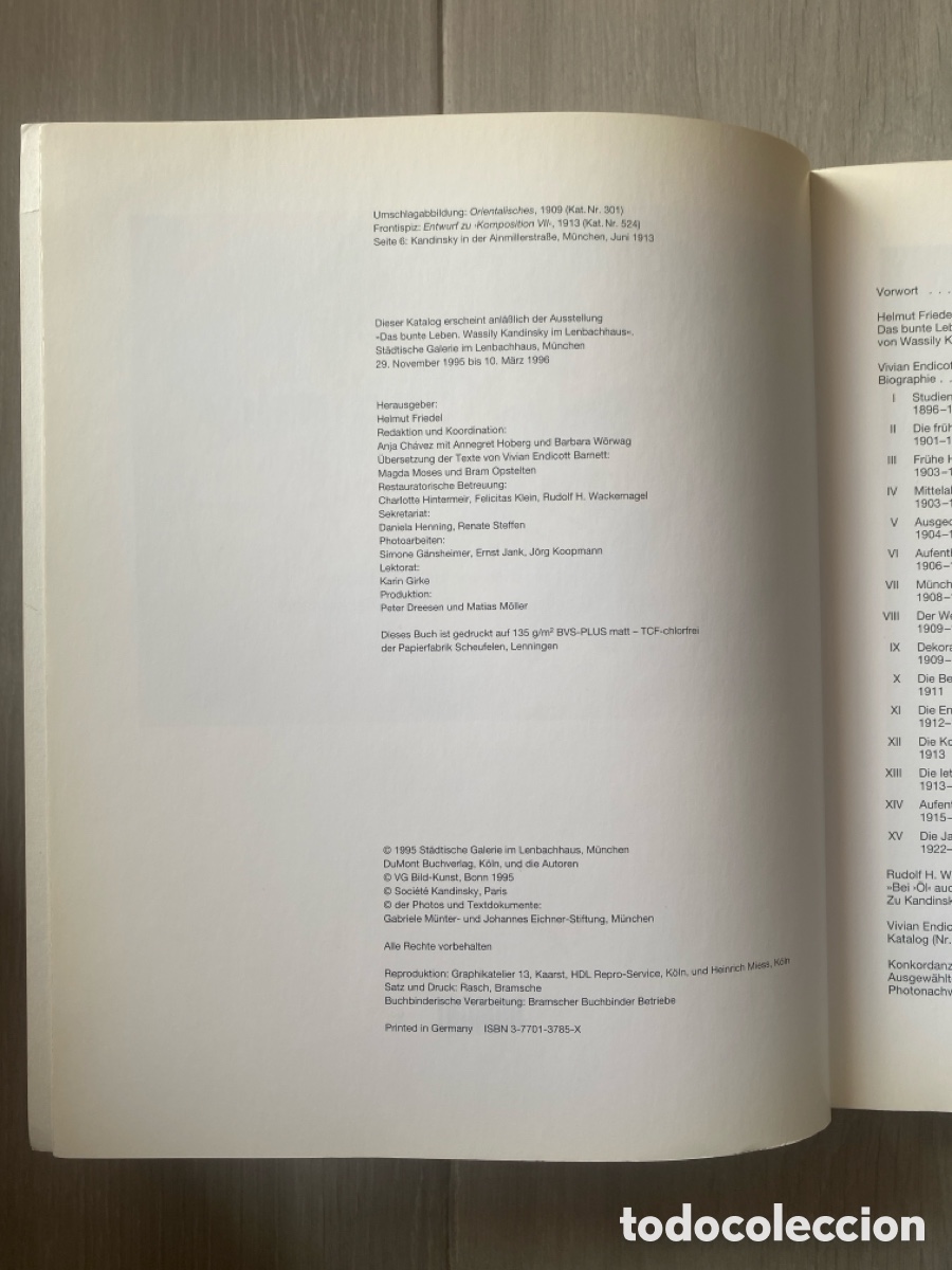 Libros de segunda mano: Kandinsky, cat&aacute;logo exposici&oacute;n Munich 1995 - Foto 3