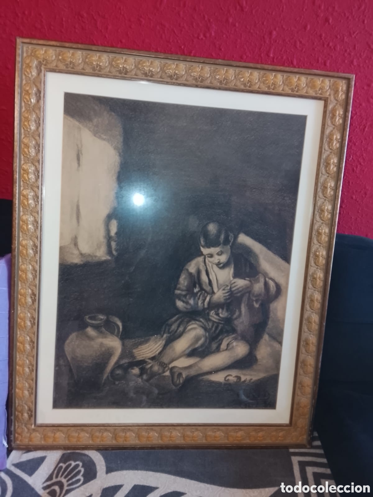 Libros de segunda mano: Cuadro el joven mendigo - Foto 1