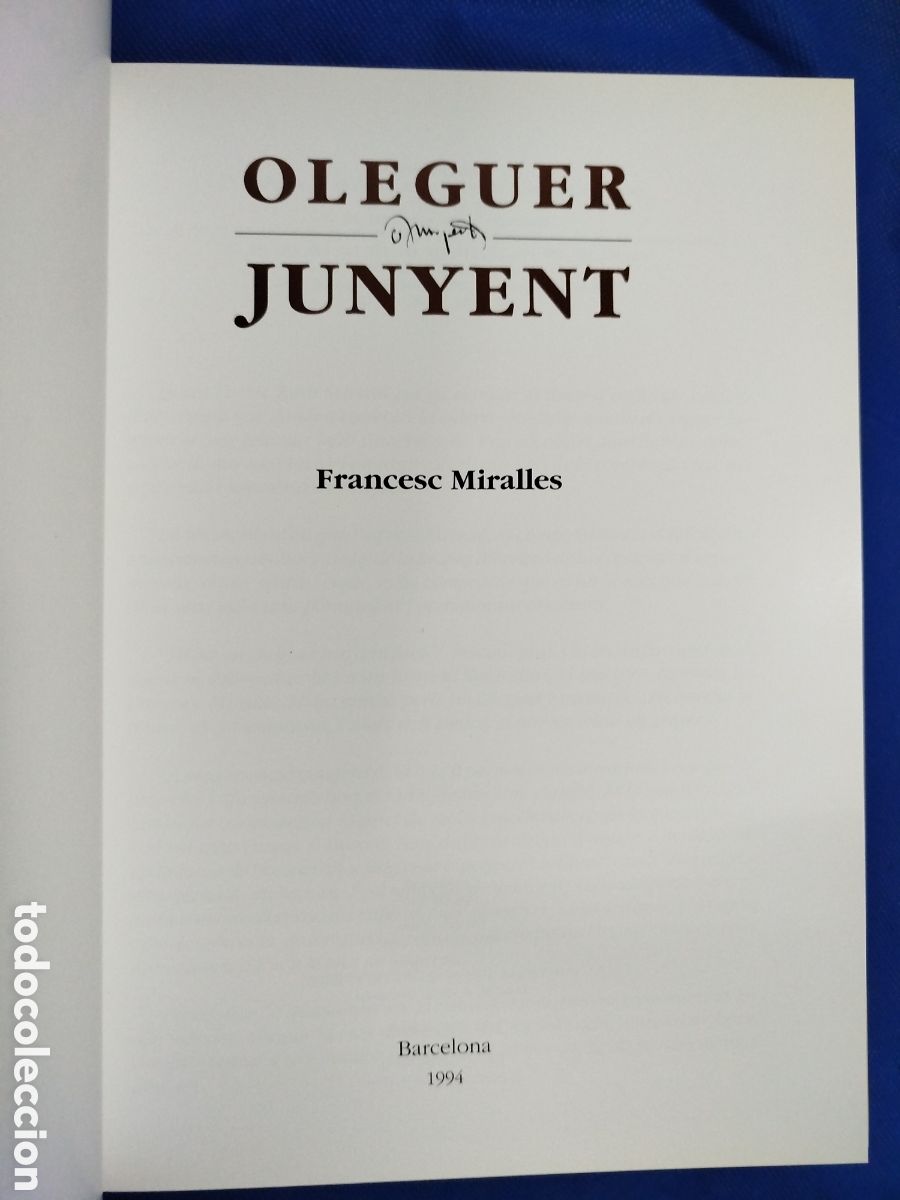 Libros de segunda mano: Francesc Miralles, Oleguer Junyent - Foto 2