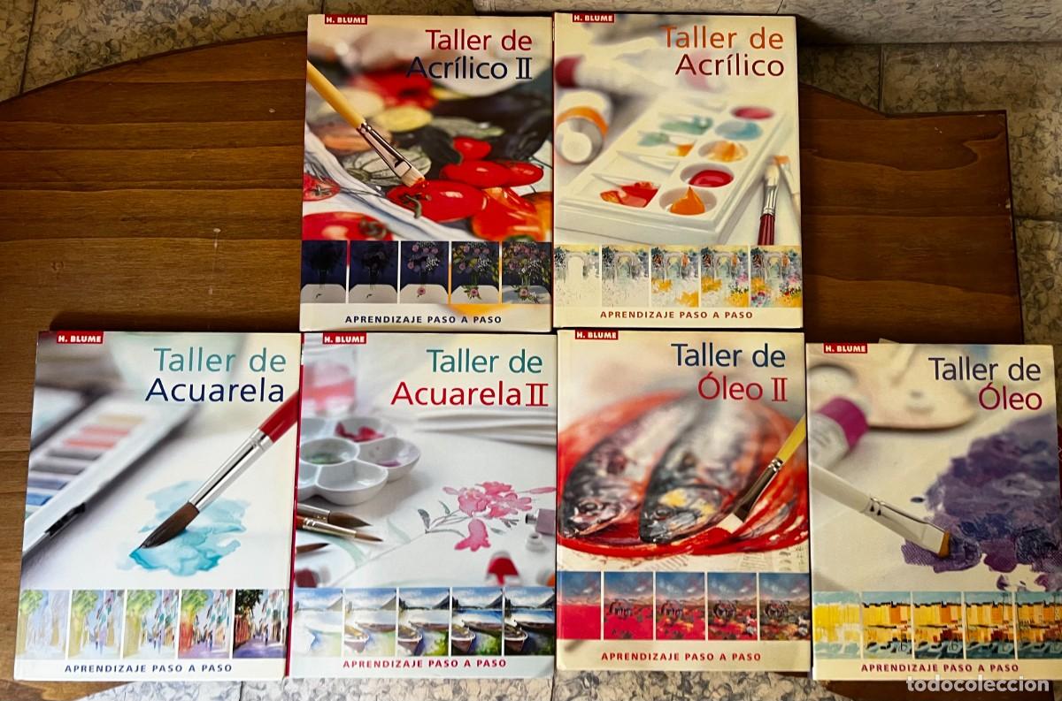 Libros de segunda mano: Colecci&oacute;n completa Blume Aprendizaje Paso a Paso &ndash; &Oacute;leo, Acuarela y Acr&iacute;lico (6 libros)