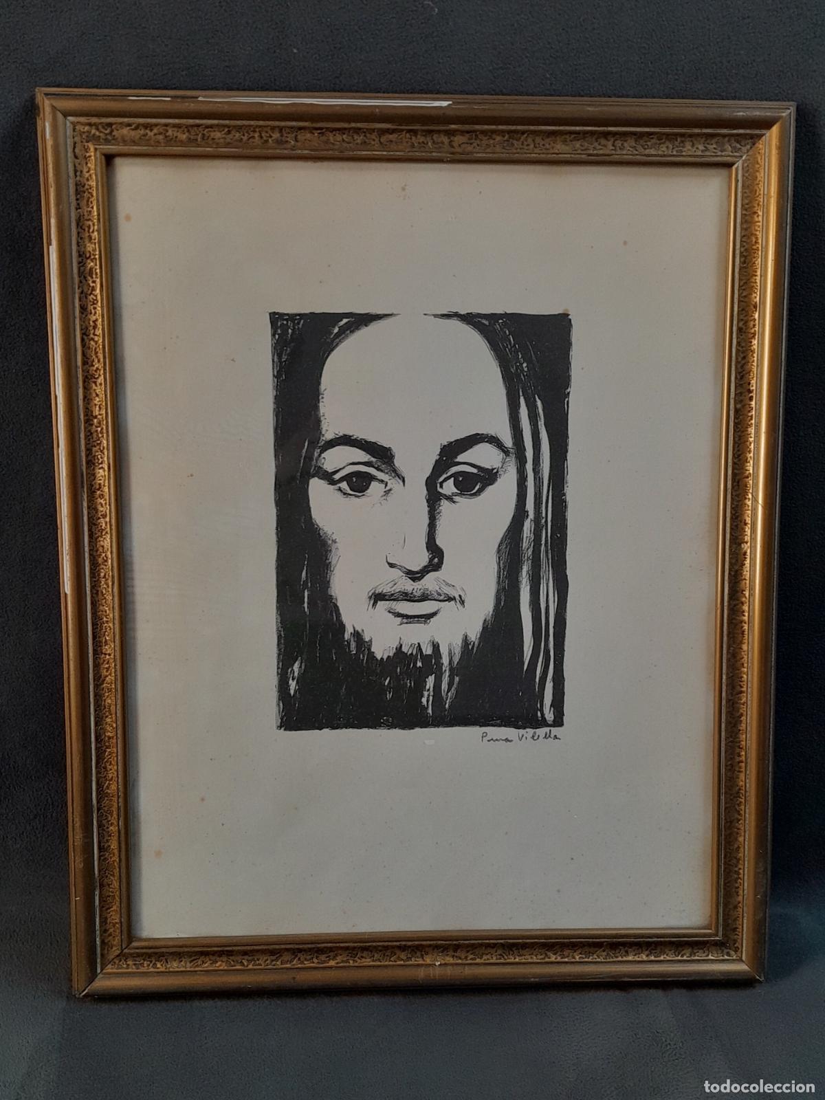 Libri di seconda mano: B-1917. RETRATO DE JESUCRISTO POR PURA VILELLA (T&Eacute;CNICA DE ESTAMPACI&Oacute;N). SIGLO XX