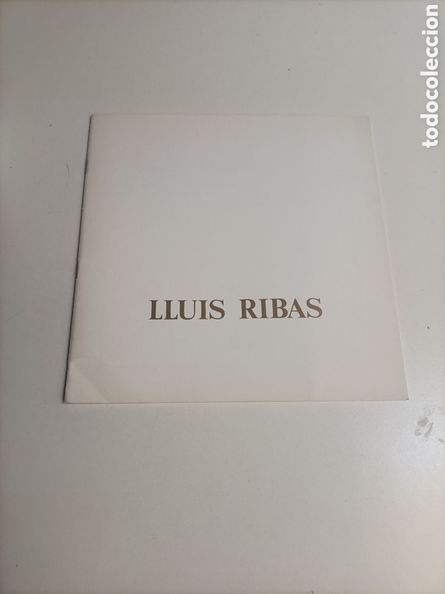 Libros de segunda mano: Llu&iacute;s Ribas. Galer&iacute;a Sokoa Madrid 1990