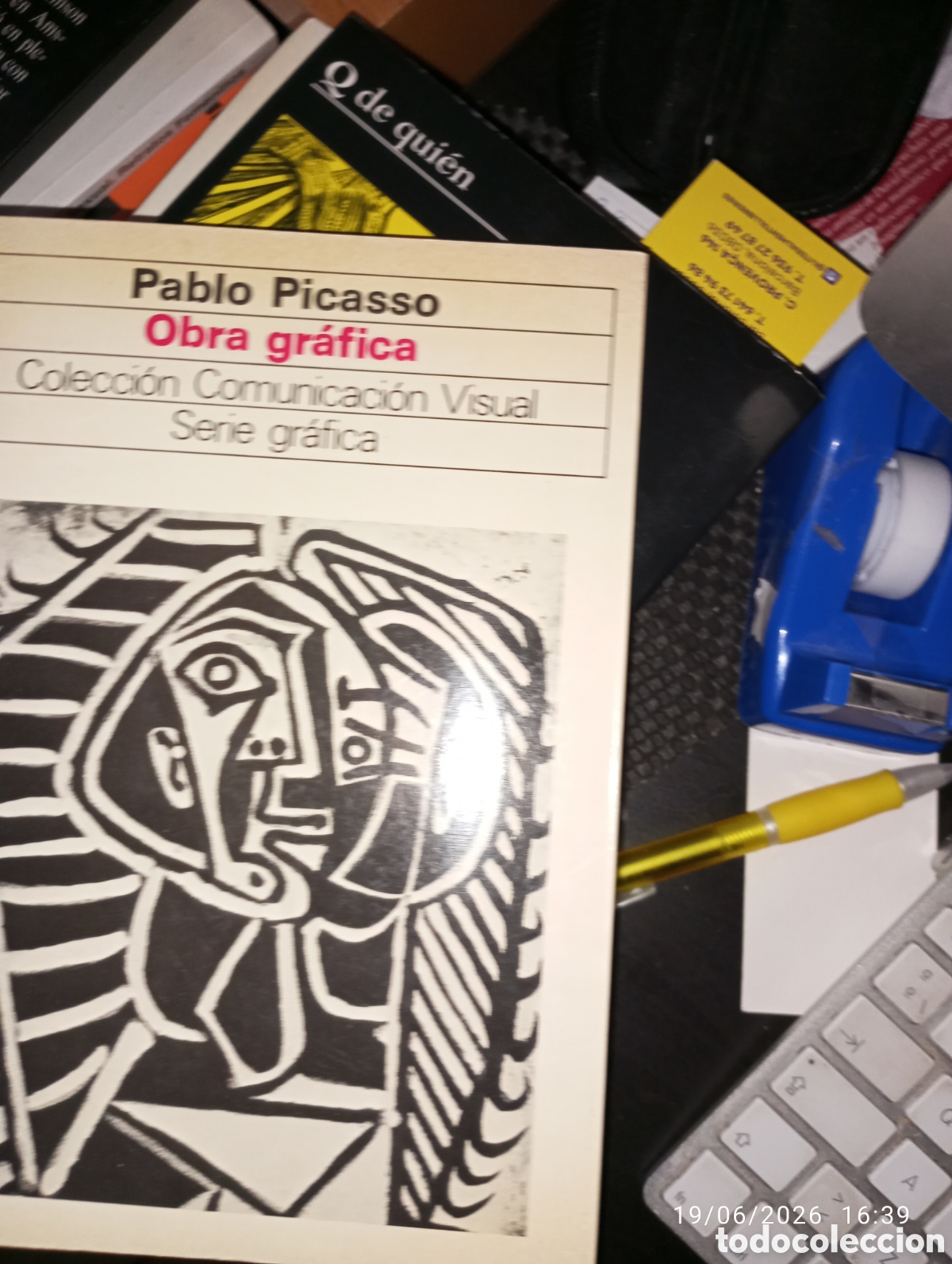 Libros de segunda mano: Pablo Picasso . Obra grafica .Comunicacion visual. serie grafica .