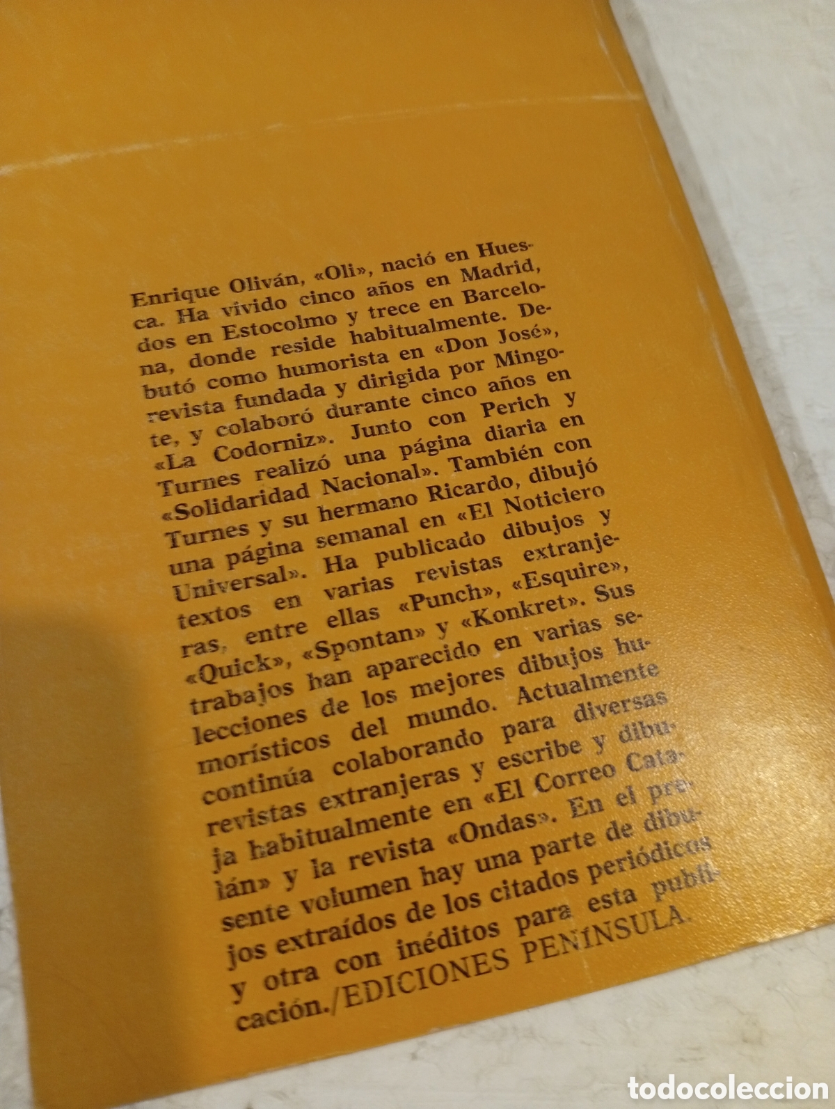 Libros de segunda mano: OLI. CONTAMOS CON LOS DEDOS. PEN&Iacute;NSULA 1972. - Foto 4