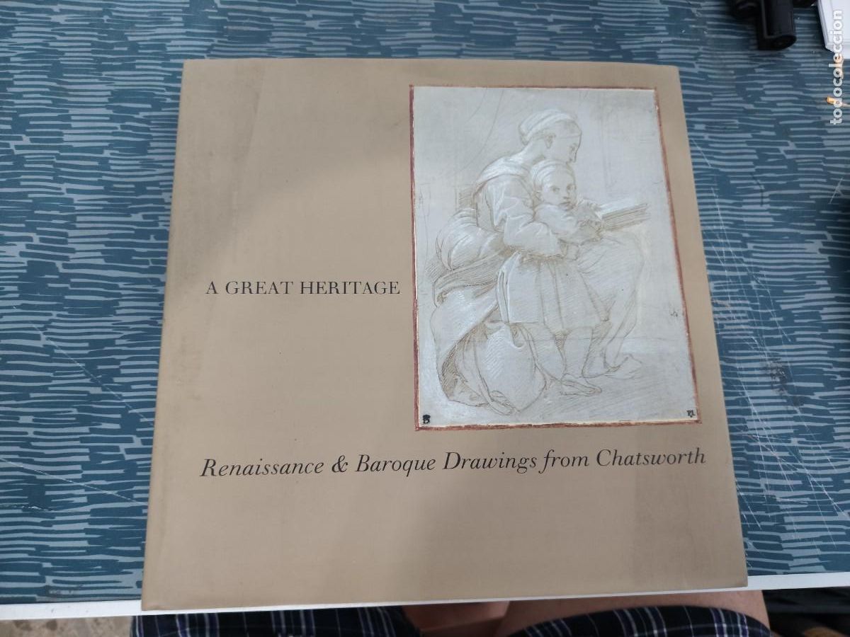 Libros de segunda mano: RENAISSANCE & BARROQUE DRAWINGS FROM CHATSWORTH,A GREAT HERITAGE,MICHAEL JAFFE,1996,240 P&Aacute;G.