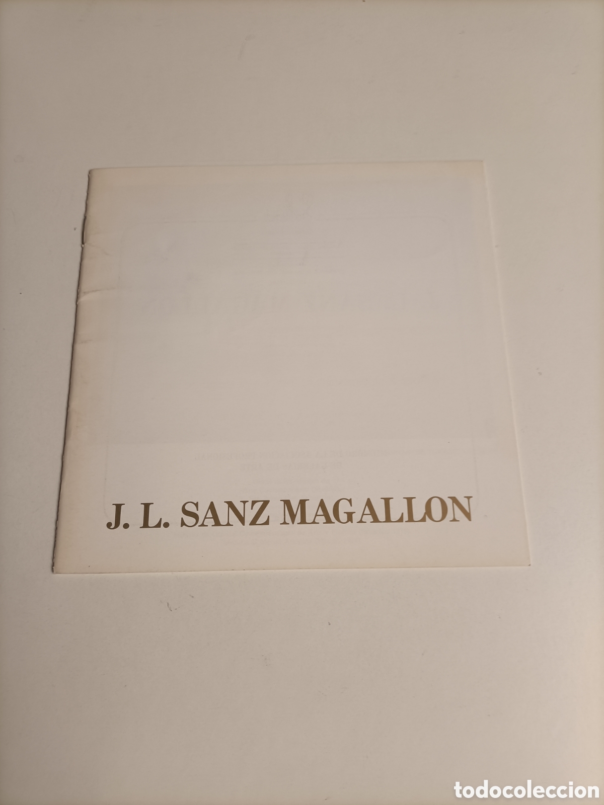 Libros de segunda mano: J.L. Sanz Magallon. Galer&iacute;a de artes socoa Madrid 1988.....