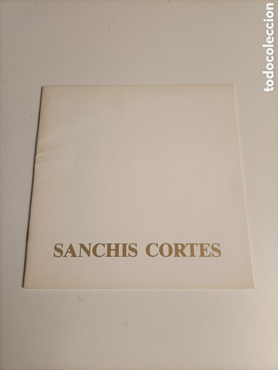 Libros de segunda mano: Sanch&iacute;s Cort&eacute;s. Galer&iacute;a de arte Sokoa 1988