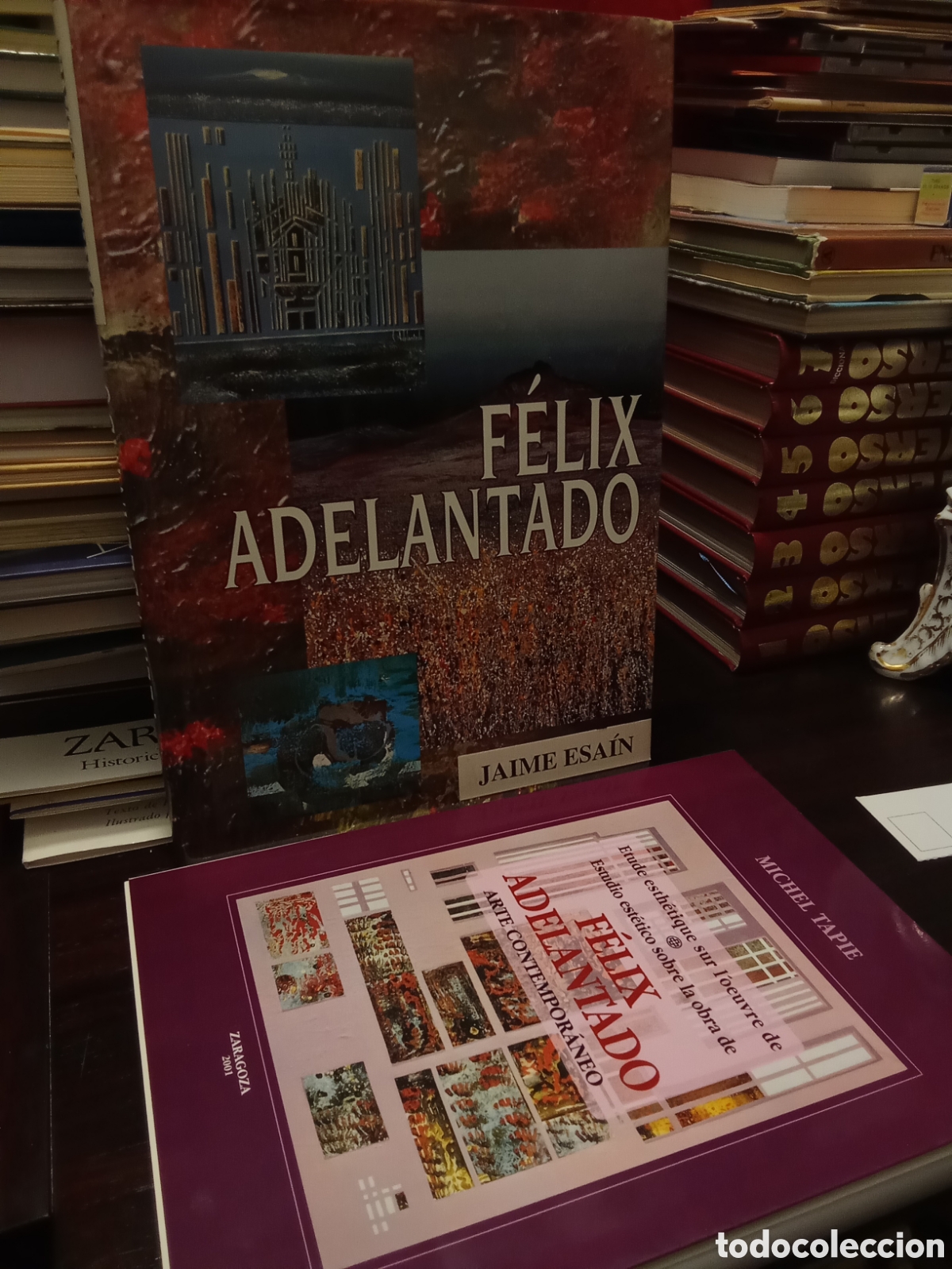 Libros de segunda mano: FELIX ADELANTADO - Jaime Esain GRAN LIBRO + CATALOGO TIPO REVISTA