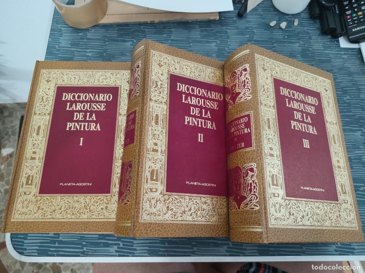 Libros de segunda mano: DICCIONARIO LAROUSSE DE LA PINTURA,3 TOMOS, PLANETA -AGOSTINI,1987,VER FOTOS,LEER.