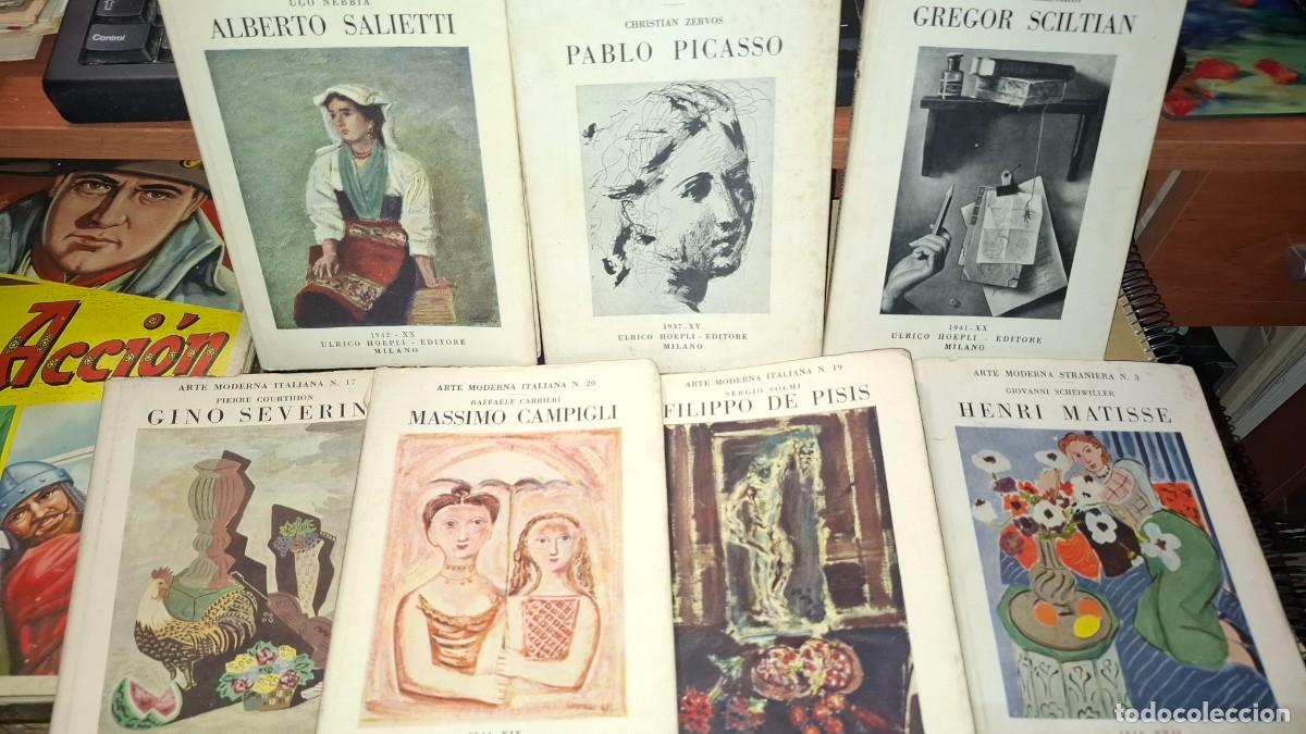 Libros de segunda mano: Catalogos pintores. Salietti,Picasso,Sciltian,Severin,Campigli,Pisis,Matisse.1937-39-41-42