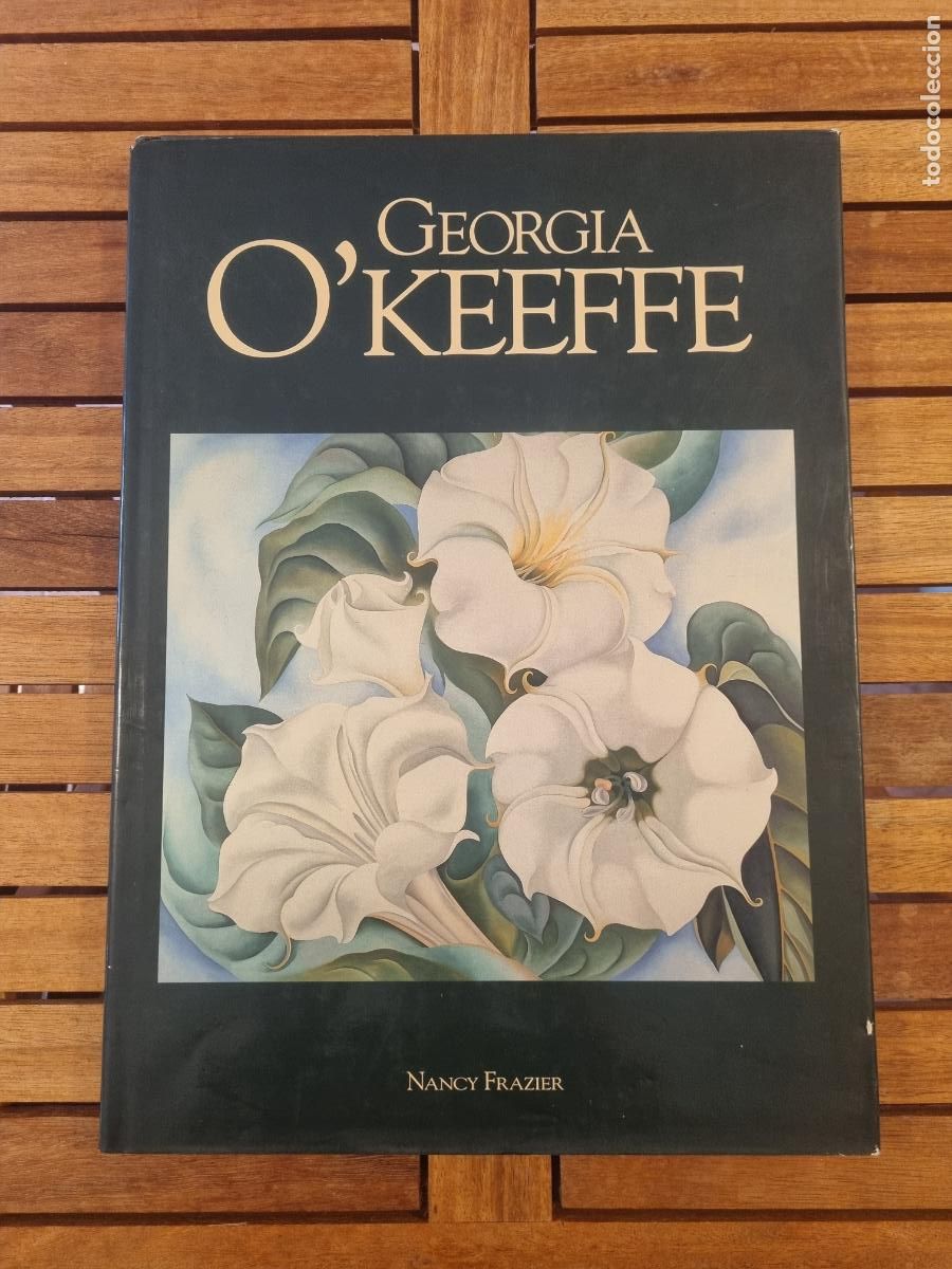 Libros de segunda mano: Georgia O'Keeffe - Libro de arte - Nancy Frazier - Muy ilustrado a color - Tapa dura - BDC