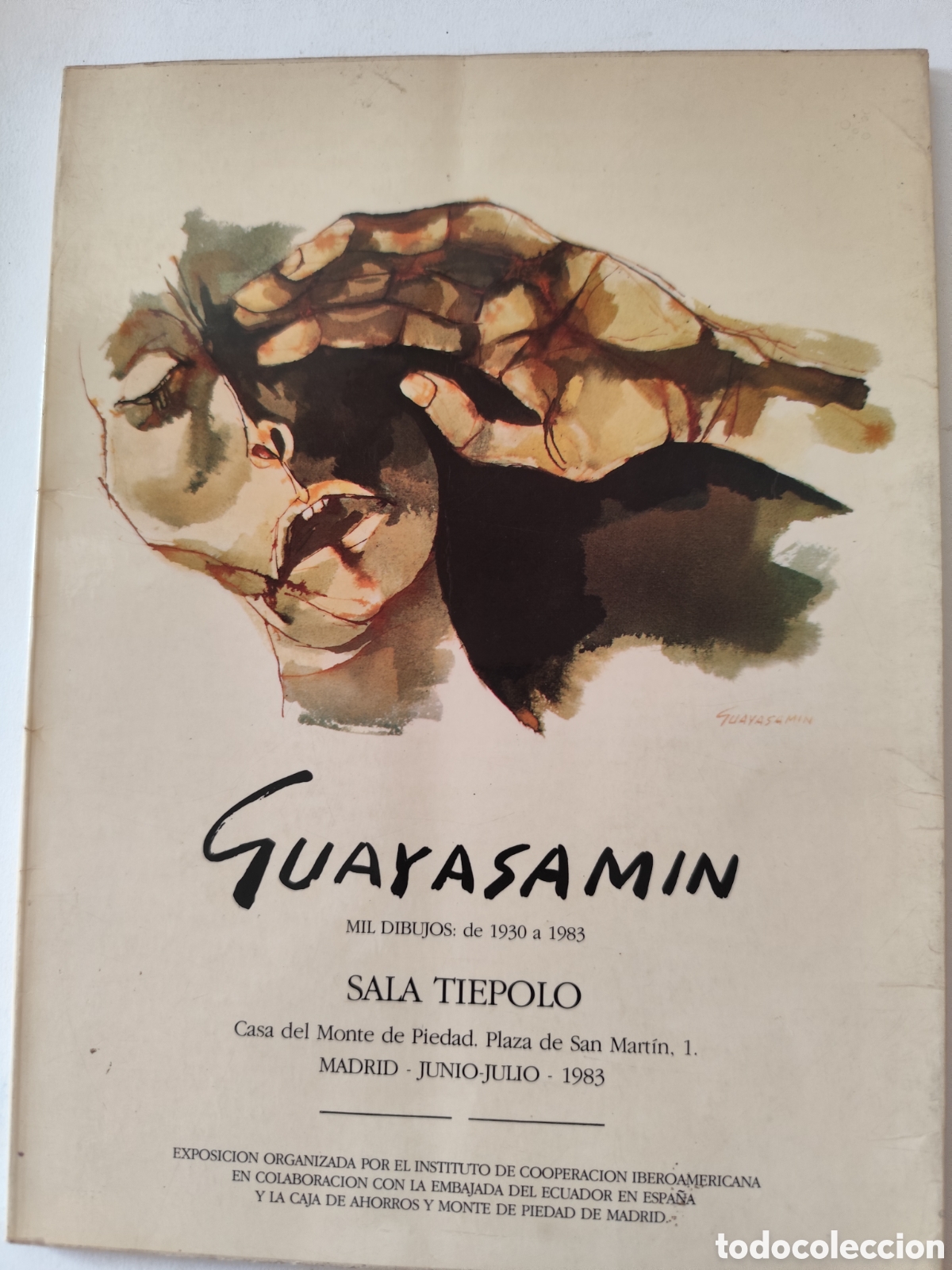 Libros de segunda mano: UAYASAMIN MIL DIBUJOS: de 1930 a 1983 SALA TIEPOLO Casa del Monte de Piedad. Plaza de San Mart&iacute;n.