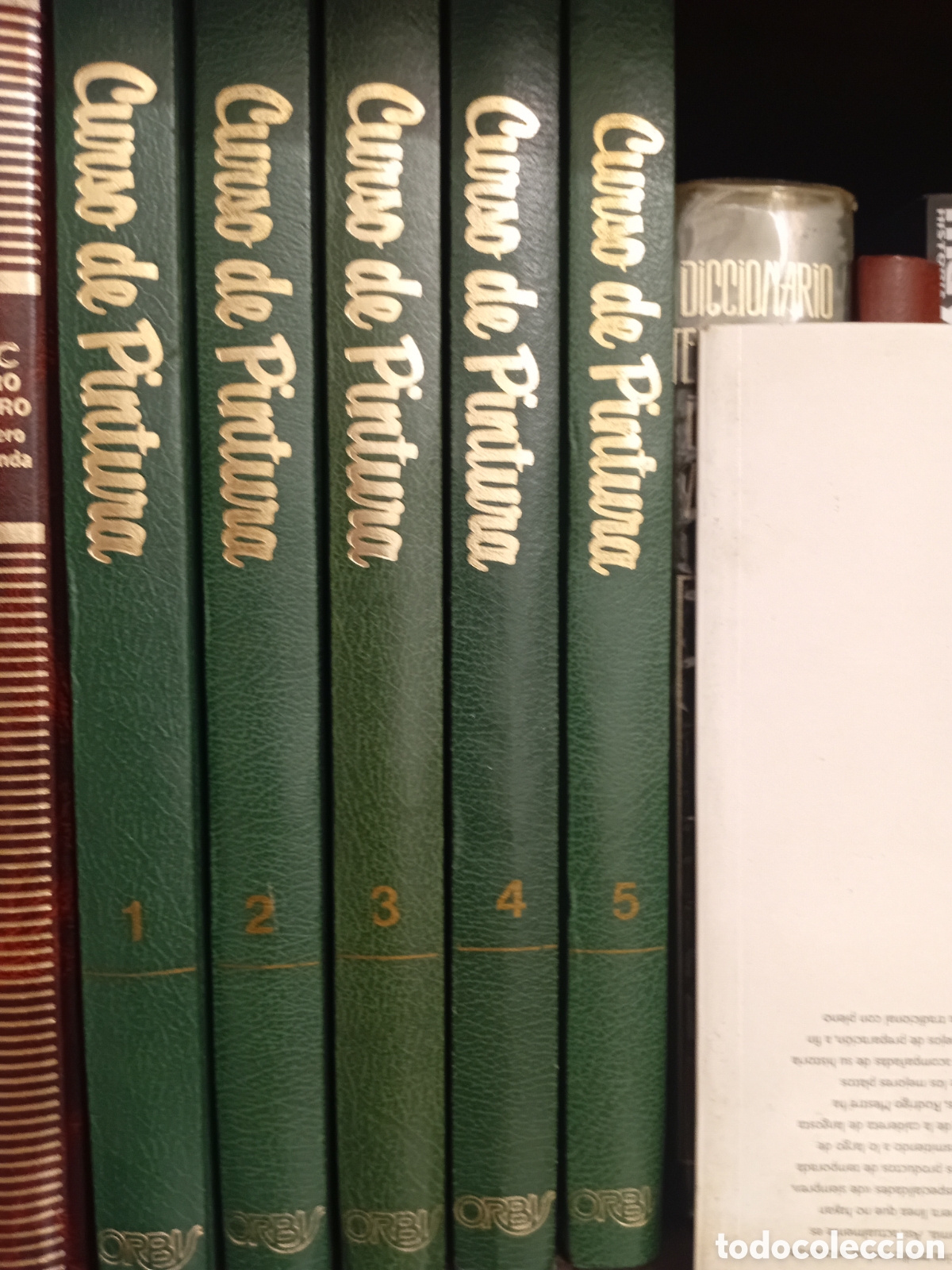 Libros de segunda mano: CURSO DE PINTURA - 5 TOMOS COMPLETO - ED. ORBIS