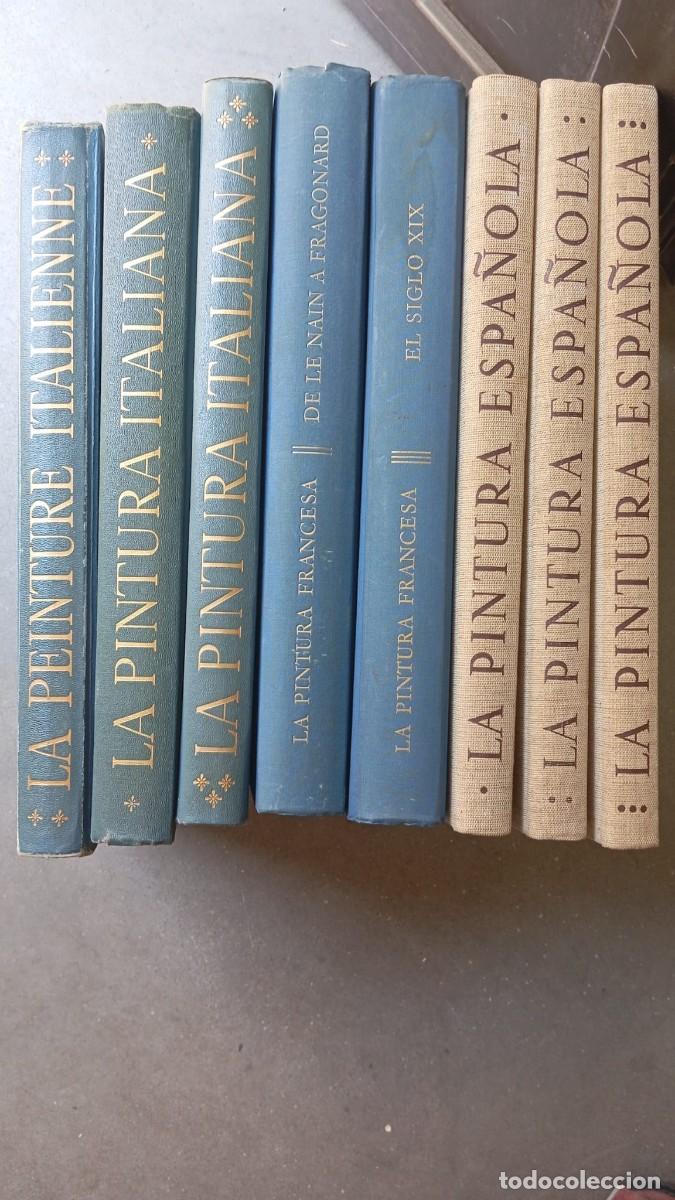 Libros de segunda mano: Lote: Pintura espa&ntilde;ola 3 tomos + Pintura italiana 3 tomos + La pintura francesa 2 tomos