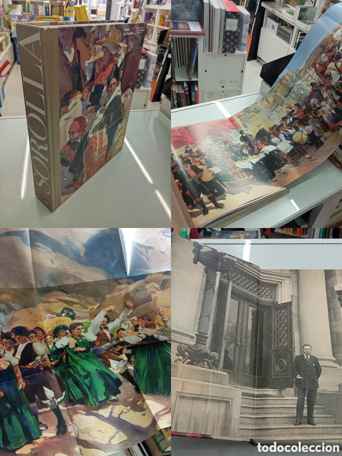 Libros de segunda mano: MONUMENTAL LIBRO SOROLLA VISION DE ESPA&Ntilde;A HISPANIC SOCIETY OF AMERICA DESPLEGABLES 87 x 60 cm