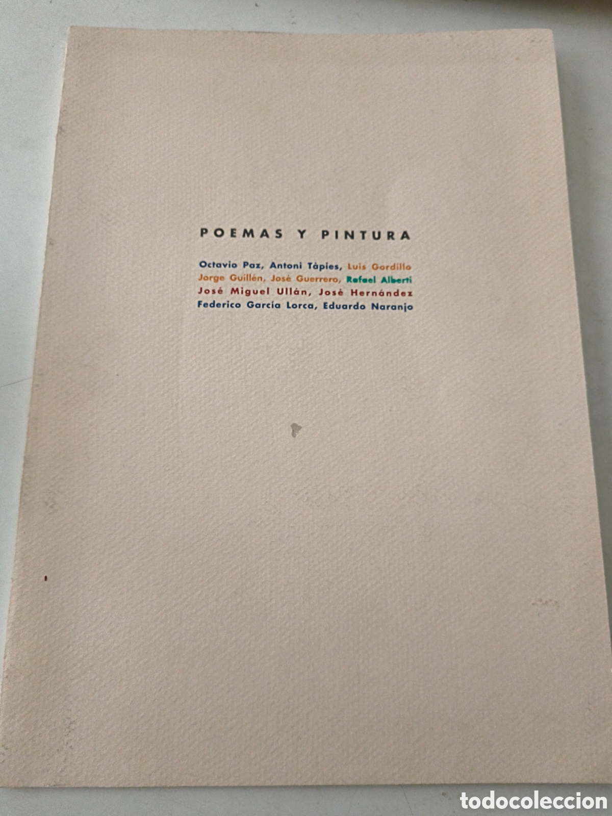 Libros de segunda mano: Poemas y pintura. catalogo Caja de Ahorros del Mediterr&aacute;neo