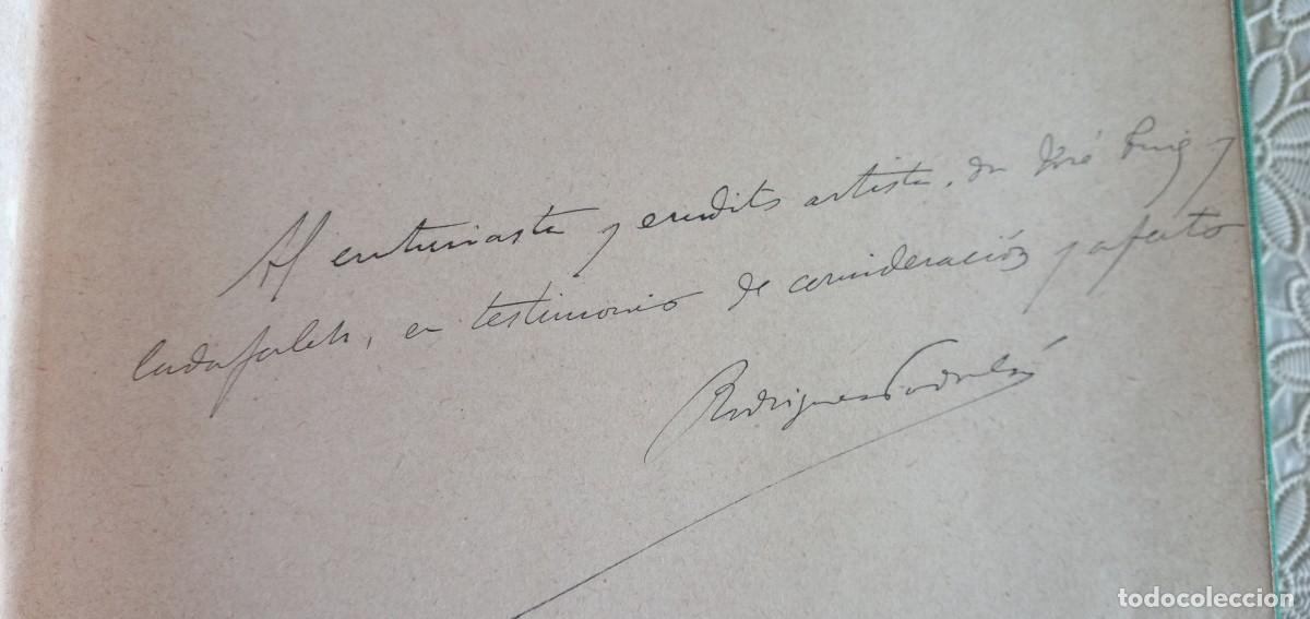 Libros de segunda mano: Pintura exposici&oacute;n universal Par&iacute;s 1900 Rodr&iacute;guez Codol&aacute; aut&oacute;grafo dedicado a Josep Puig i Cadafalch