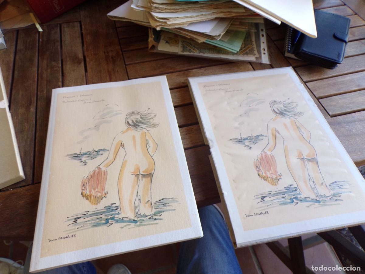 Libros de segunda mano: libro arte poesia poemes i dibuixos taller picasso numerada i signada salvador Espriu Joan descals