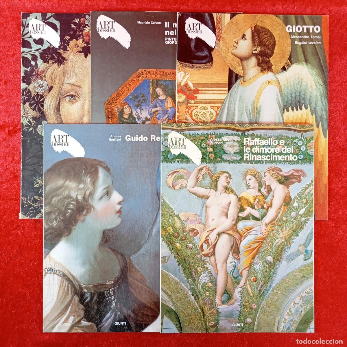 Libros de segunda mano: ART DOSSIER - BOTTICELLI - GIOTTO - GUIDO RENI - RINASCIMENTO - RAFFAELLO - 5 REVISTAS ARTE / 1566
