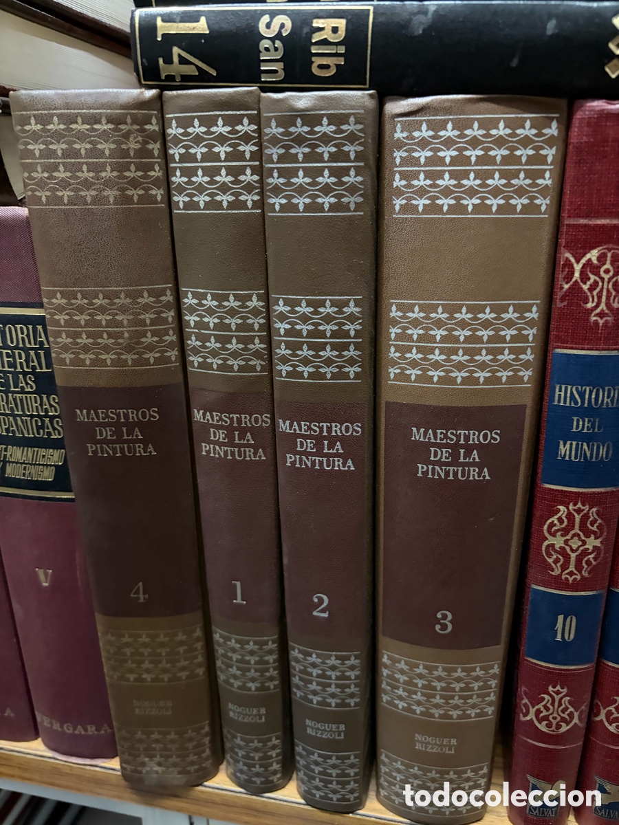 Libros de segunda mano: VV.AA. Maestros de la pintura ( 4 tomos) buen estado