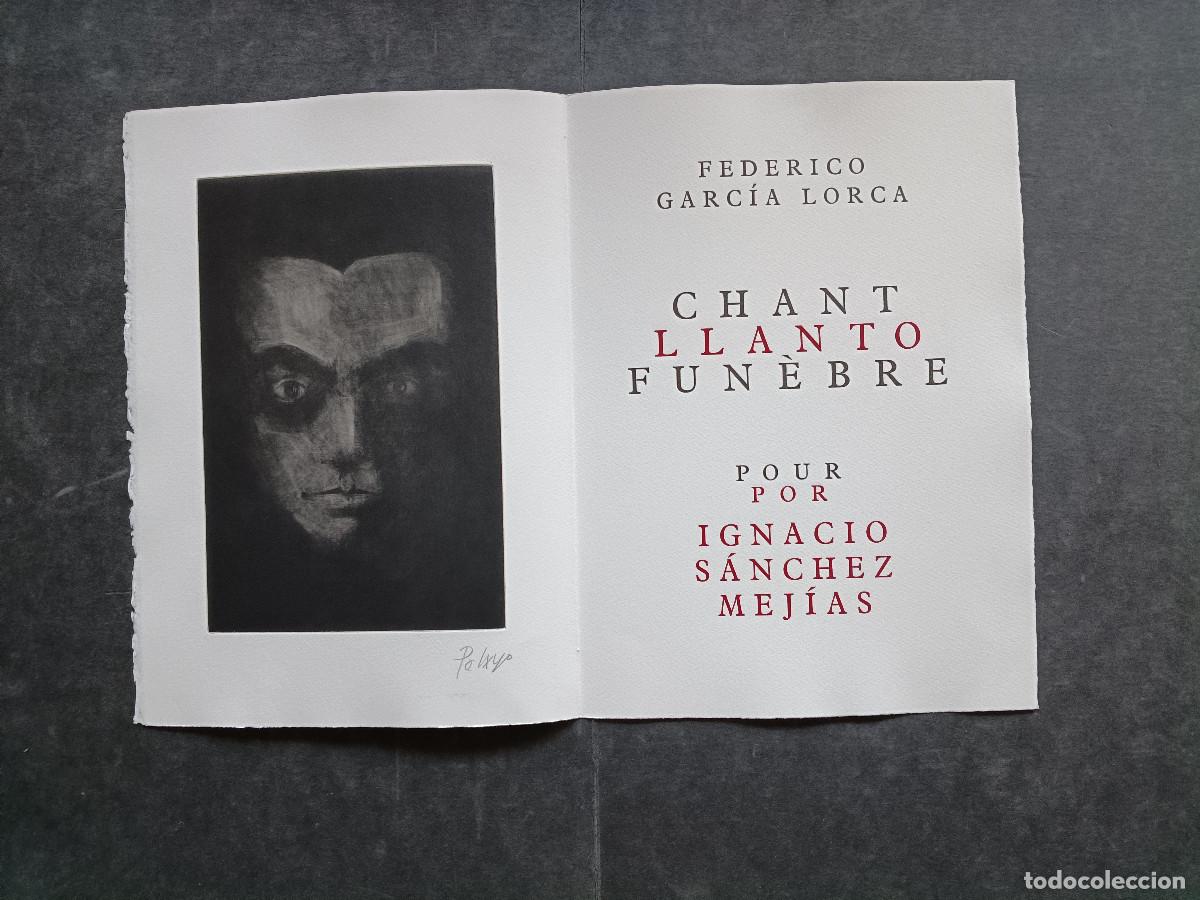 Libros de segunda mano: FEDERICO GARCIA LORCA. 'CANTO FUNEBRE POR IGNACIO SANCHEZ MEJIAS'. GRABADOS DE ORLANDO PELAYO