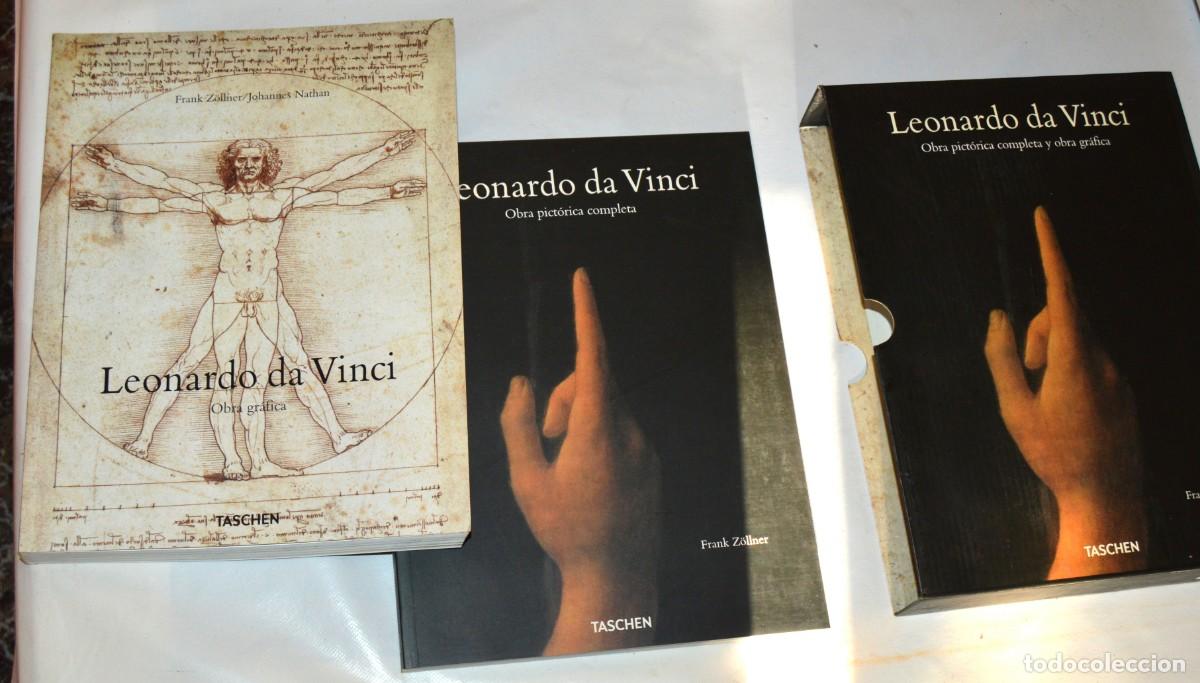 Libros de segunda mano: LEONARDO DA VINCI - OBRA GR&Aacute;FICA COMPLETA Y PICT&Oacute;RICA - 2 TOMOS EN ESTUCHE - TASCHEN