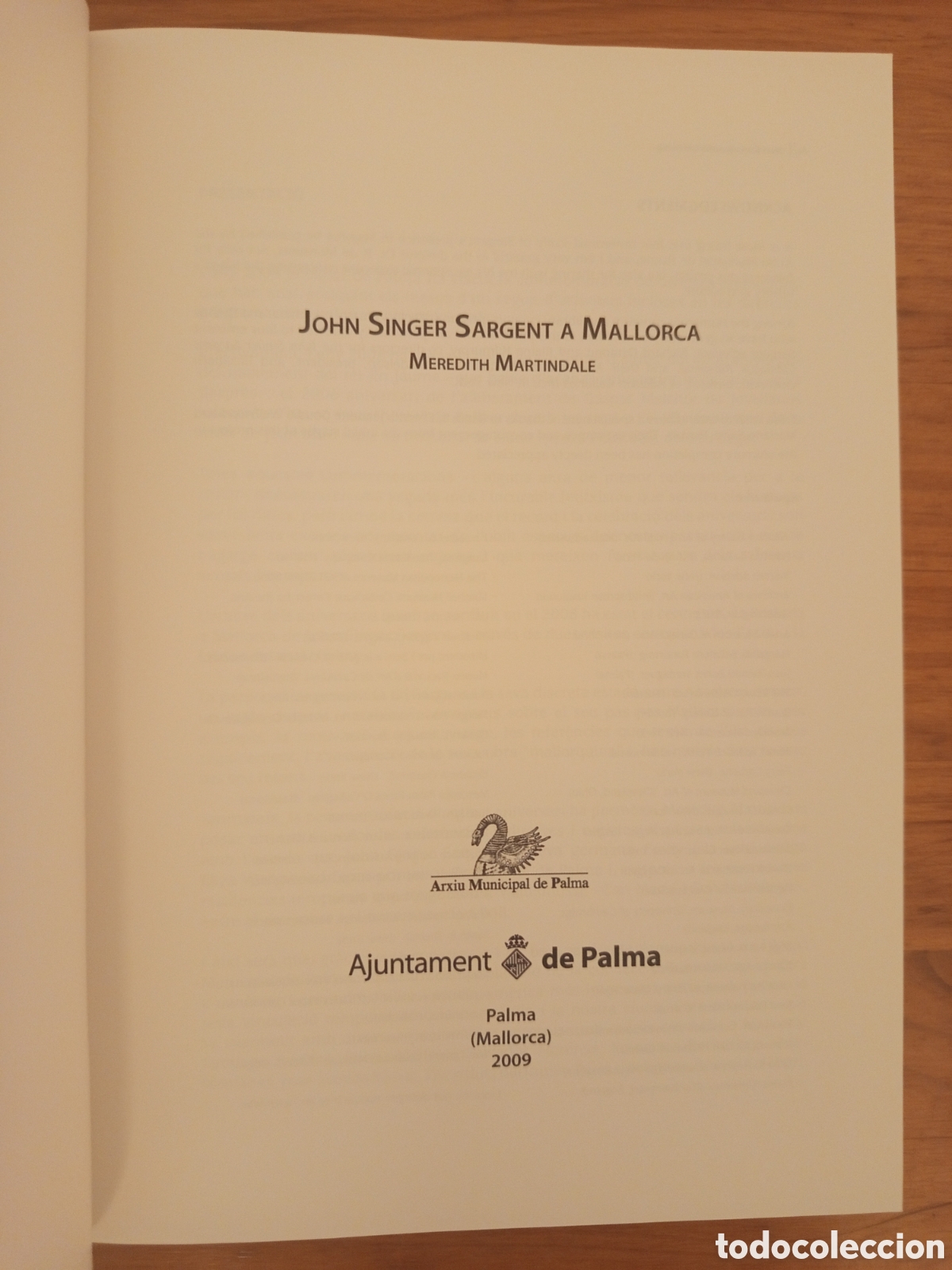 Libros de segunda mano: JOHN SINGER SARGENT A MALLORCA (MEREDITH MARTINDALE) - Foto 2