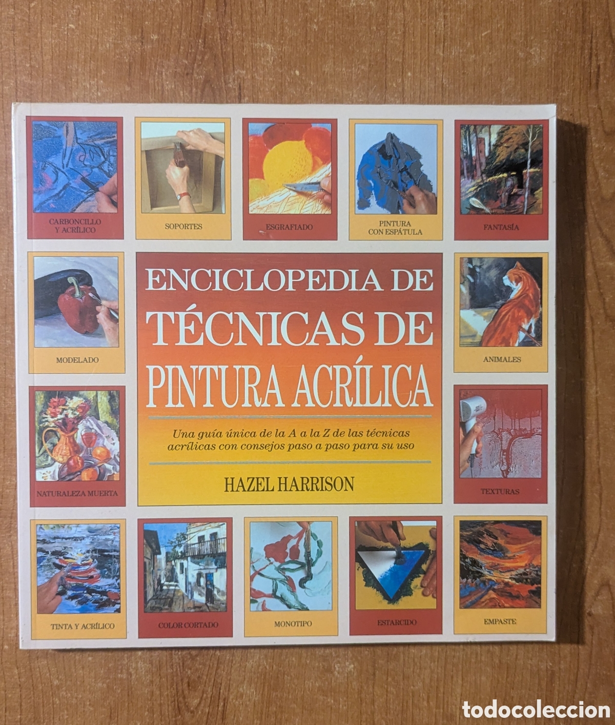 Libros de segunda mano: Enciclopedia de t&eacute;cnicas de pintura acr&iacute;lica. Hazel Harrison. Editorial Acanto.