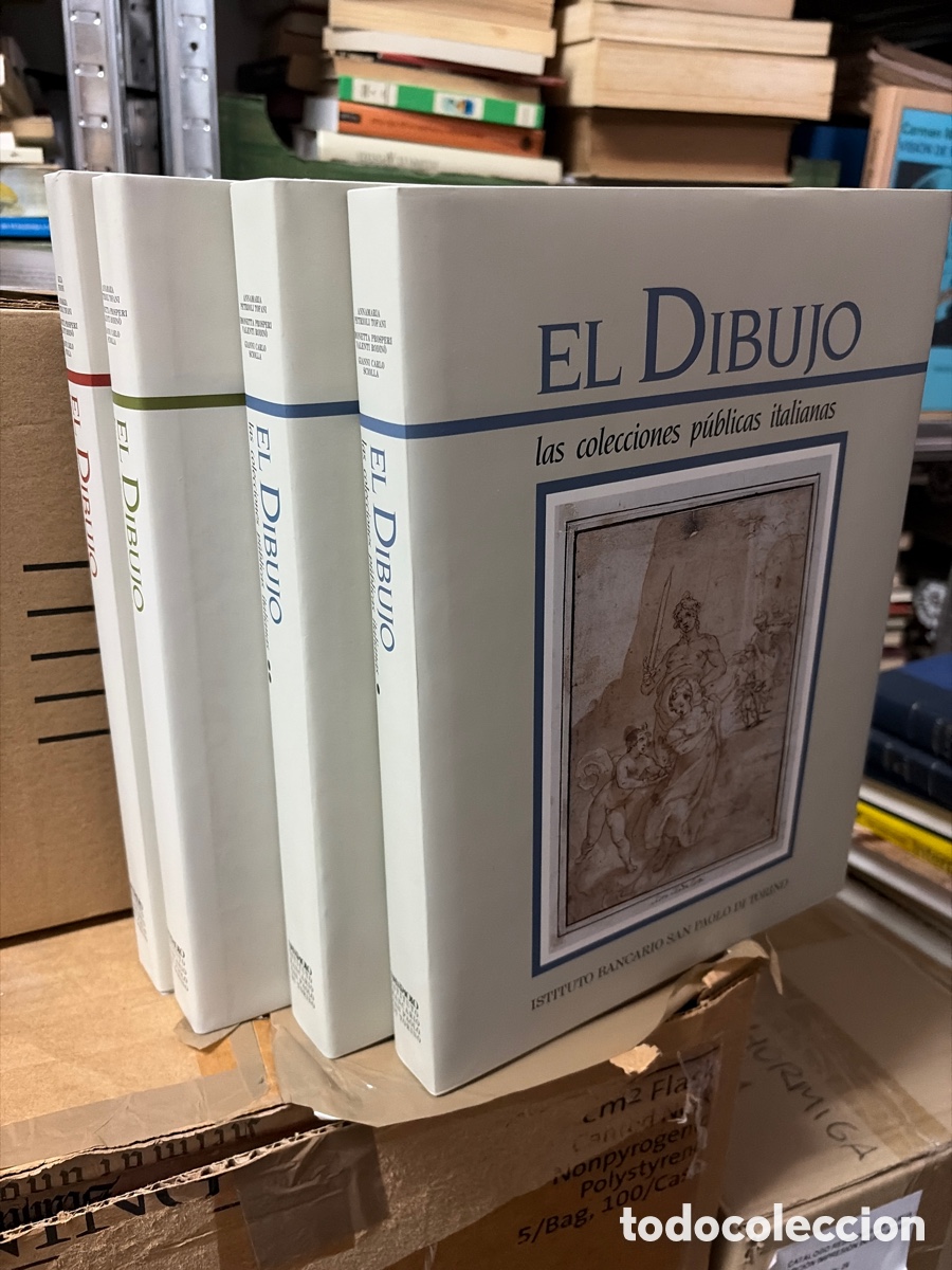 Libros de segunda mano: Blas8D el dibujo, las colecciones p&uacute;blicas italianas, cuatro tomos