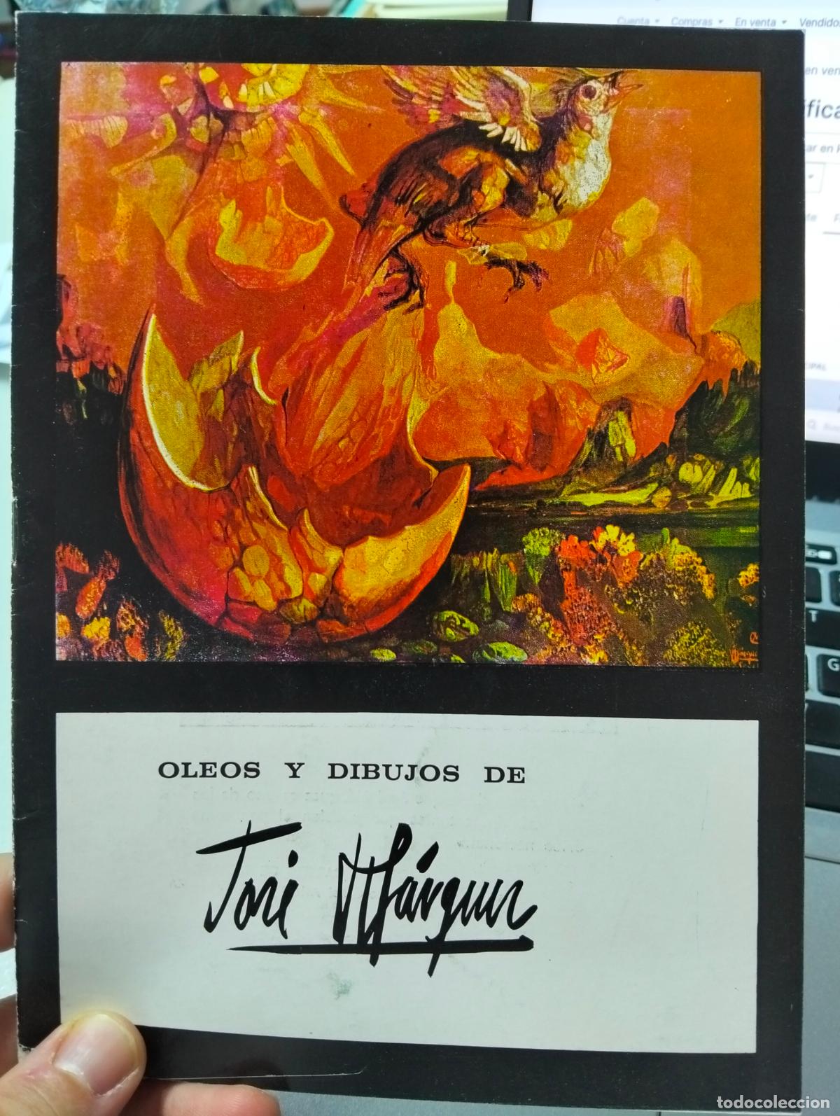 Libros de segunda mano: Arte. Folleto dedicado por el Pintor, Jose Marquez, Galeria Azcue, Sevilla, 1979 VISITA CATALOGO L55