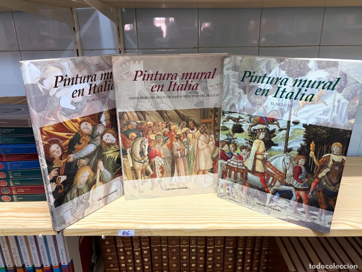Libros de segunda mano: 06 Pintura mural en Italia, GRUPPO SANPAIO, TRES TOMOS