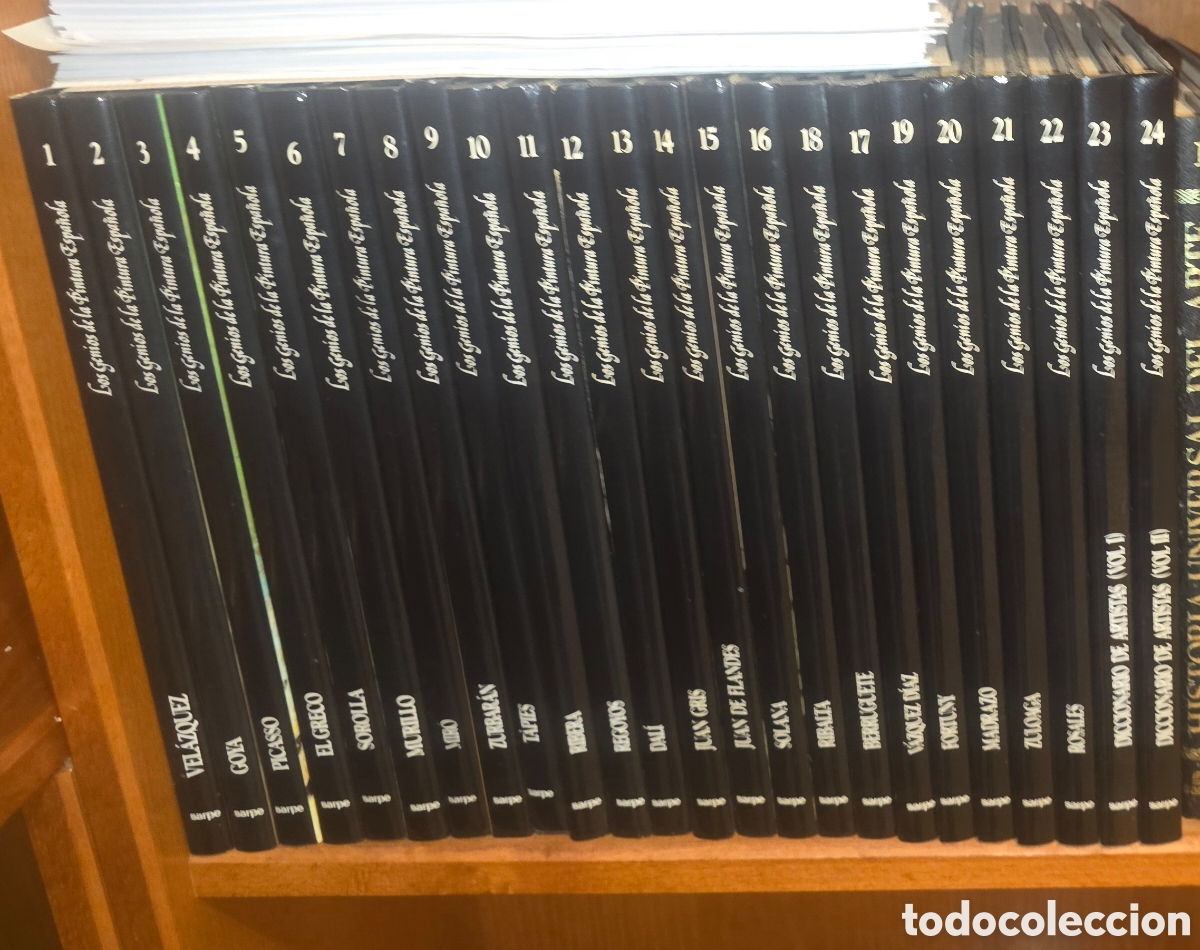 Libros de segunda mano: LOS GENIOS DE LA PINTURA ESPA&Ntilde;OLA &mdash; COLECCI&Oacute;N COMPLETA 24 TOMOS &mdash; SARPE Colecci&oacute;n completa (24 v.)