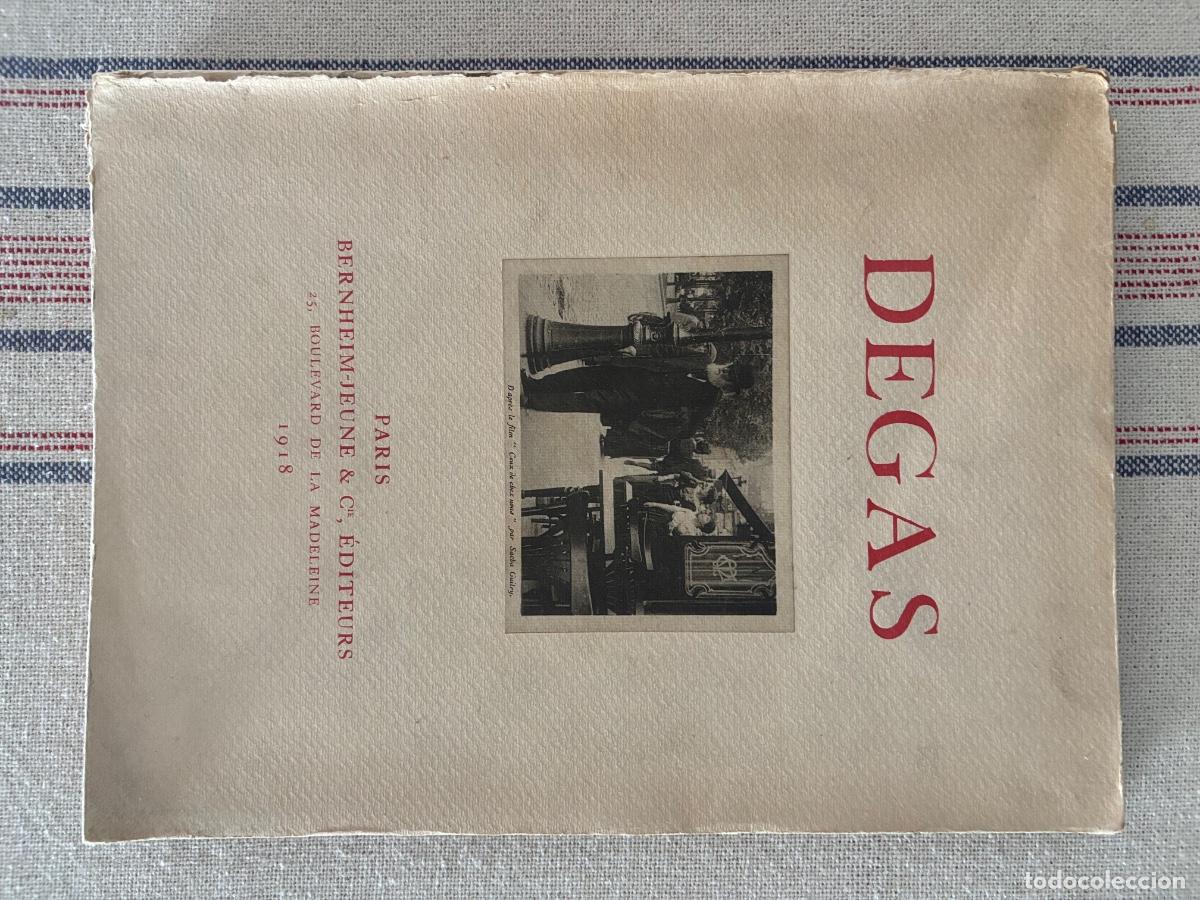 Libros de segunda mano: Libro Degas, Bernheim-Jeune (Par&iacute;s, 1918) completo