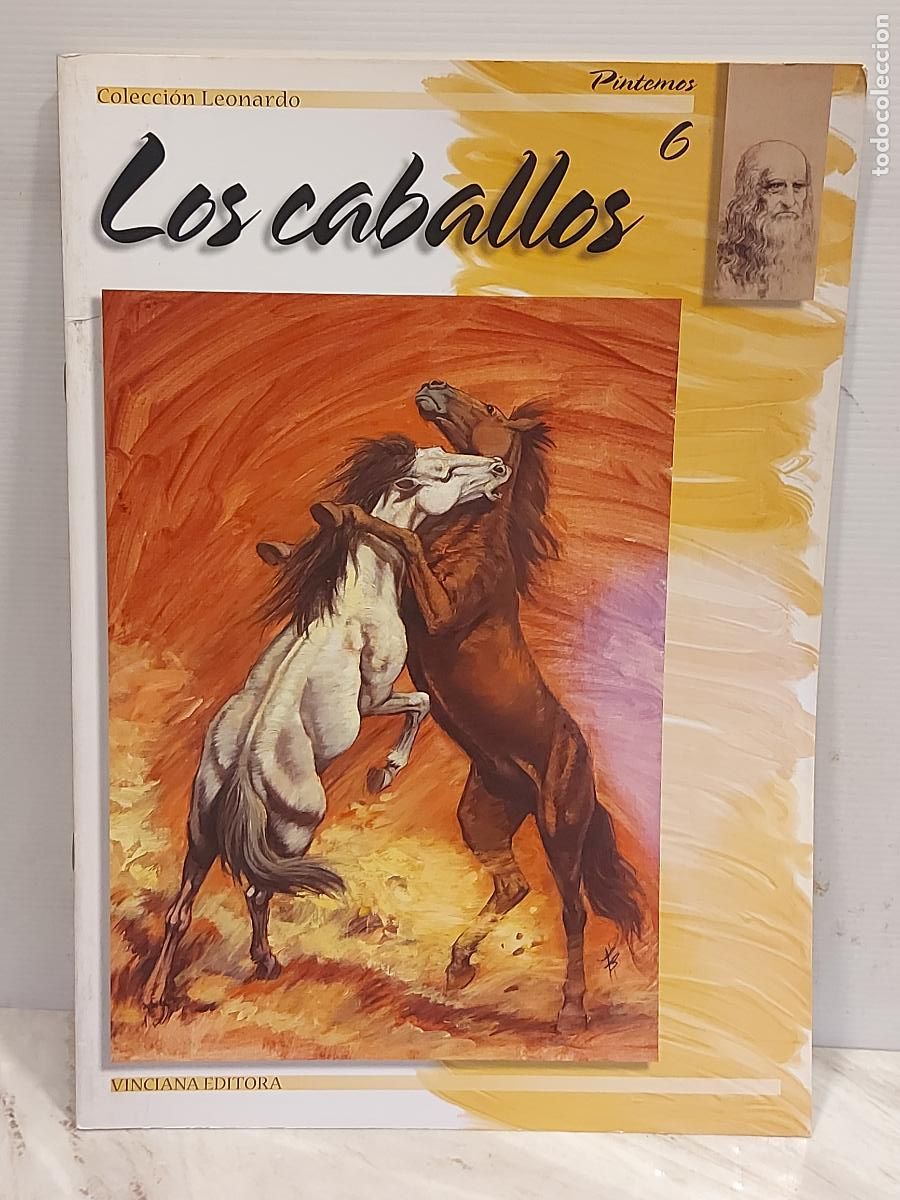 Libros de segunda mano: LOS CABALLOS | COLECCI&Oacute;N LEONARDO N.&ordm; 6 | VINC&Iacute;ANA EDITORA | DIBUJO Y PINTURA