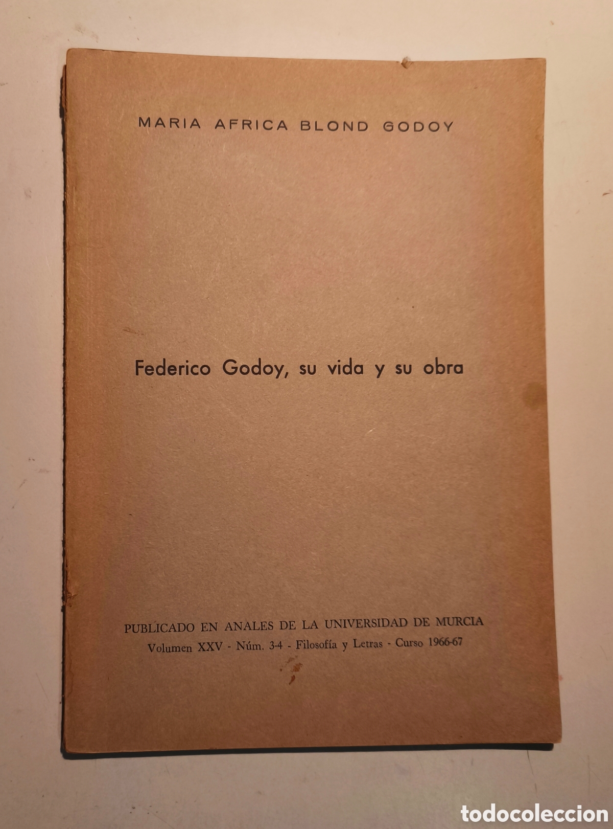 Libros de segunda mano: Federico Godoy, su vida y su obra (Encuadernaci&oacute;n de tapa blanda)