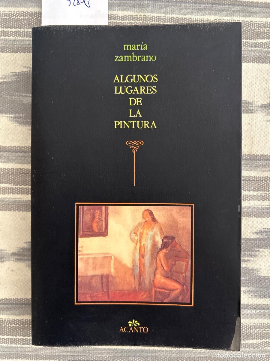 Gebrauchte B&uuml;cher: ALGUNOS LUGARES DE LA PINTURA, MARIA ZAMBRANO