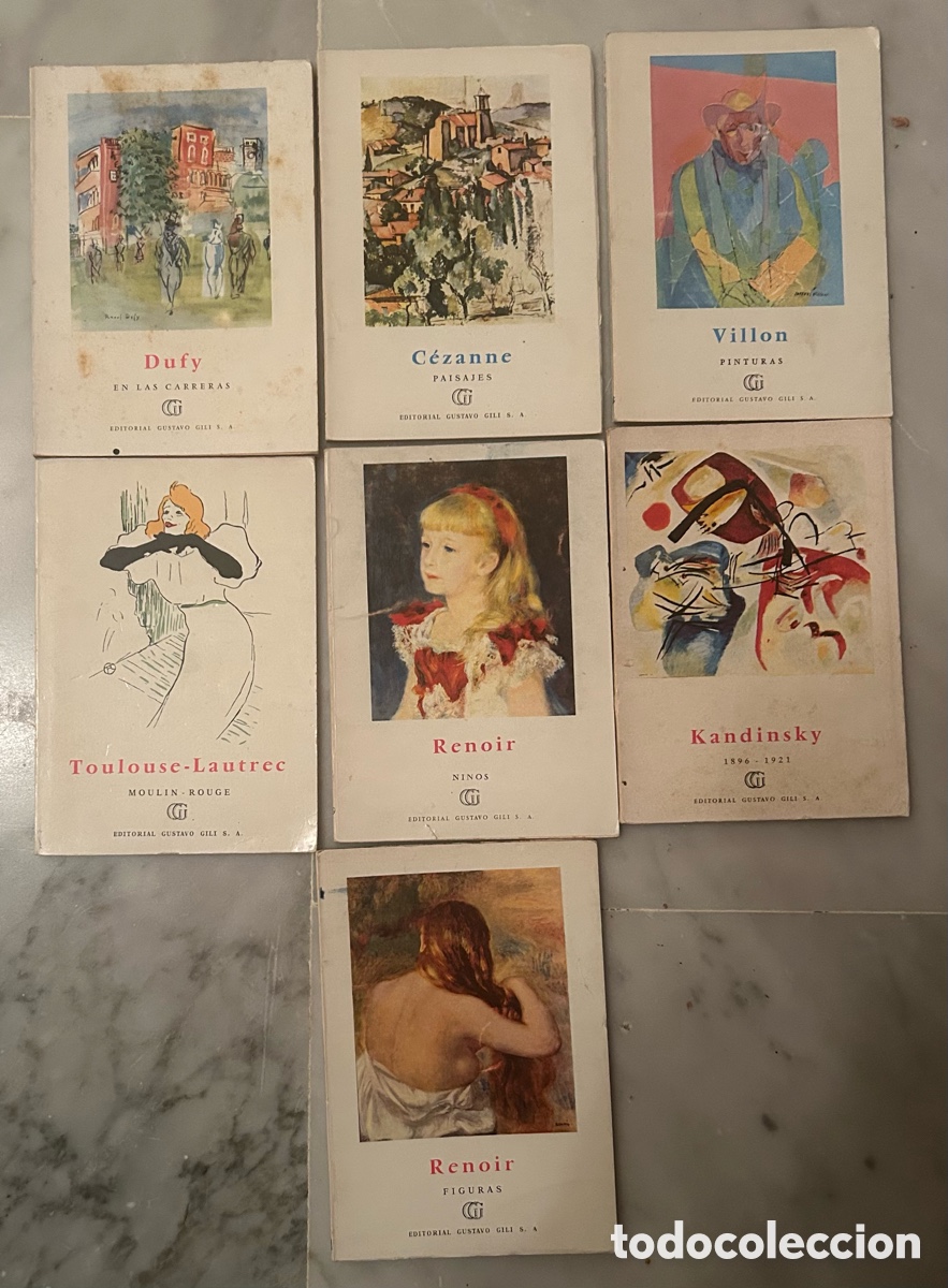 Libros de segunda mano: PEQUE&Ntilde;A ENCICLOPEDIA DEL ARTE. Lote de 7 monograf&iacute;as - Editorial Gustavo Gili