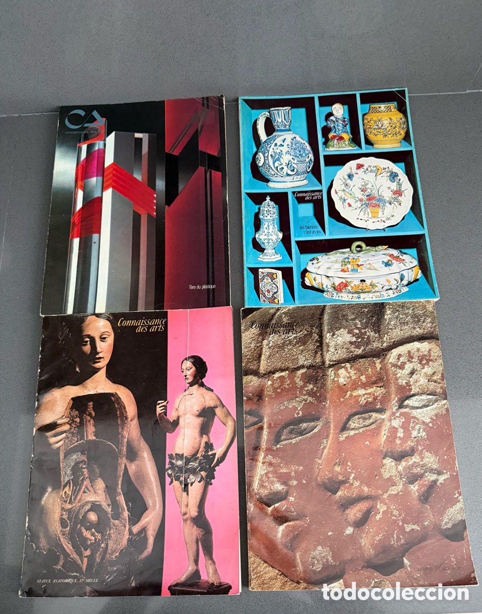 Libros de segunda mano: lote 1 - CUATRO REVISTAS ARTE A COLOR - CONNAISSANCE DES ARTS - PORCELANA - ARQUITECTURA - ESCULTURA