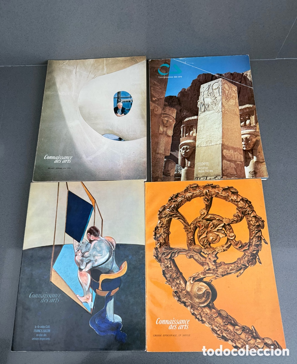 Libros de segunda mano: lote 2 - CUATRO REVISTAS ARTE A COLOR - CONNAISSANCE DES ARTS - FRANCIS BACON - HENRY MOORE - EGIPTO